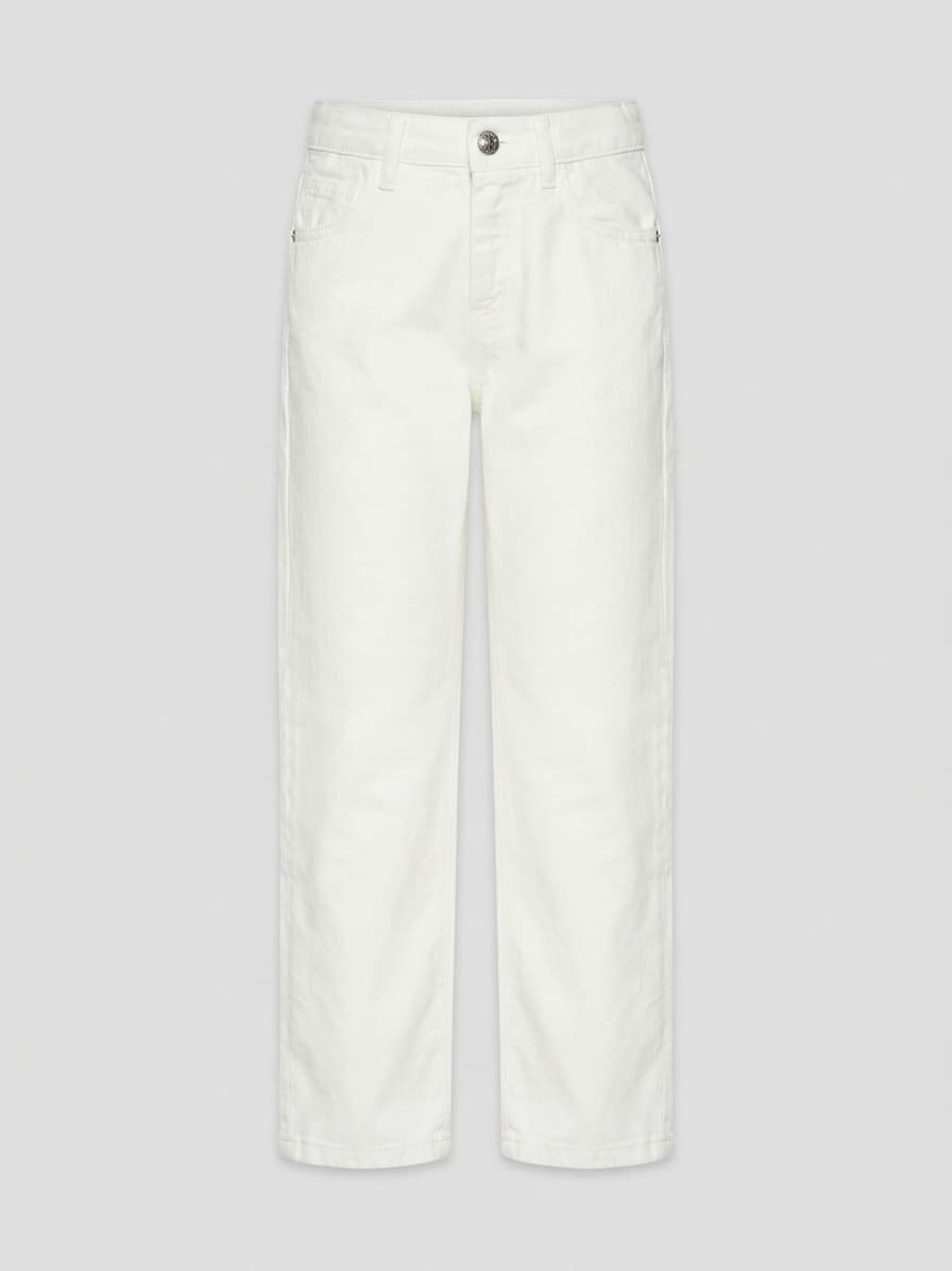 John Richmond Junior Kids White Denim Jeans Yklan - 1