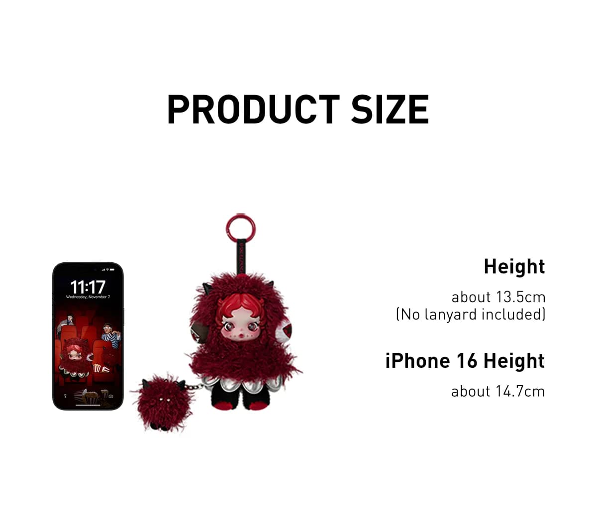 POP MART SKULLPANDA You Found Me Series Plush Doll Pendant – Blind Box Keychain - 3