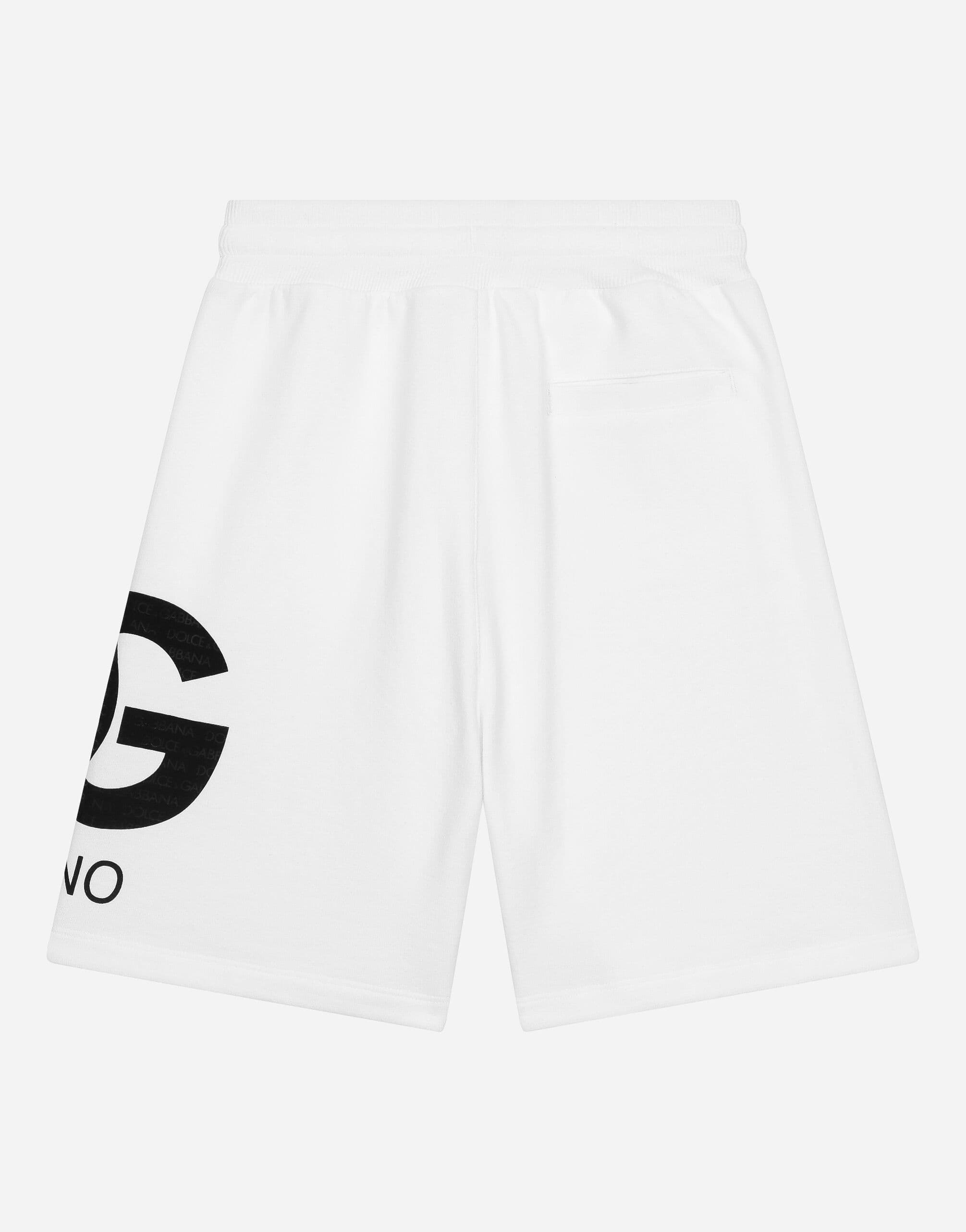 Dolce & Gabbana Kids Jersey Jogging Shorts with DG Logo Print - 3