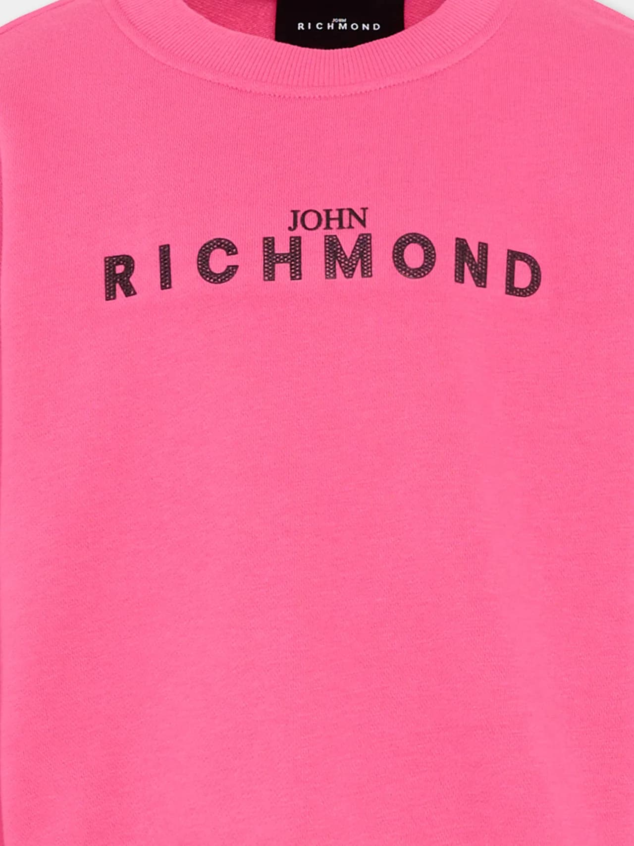 John Richmond Junior Girls Sweatshirt Polia with Contrasting Logo  - 3