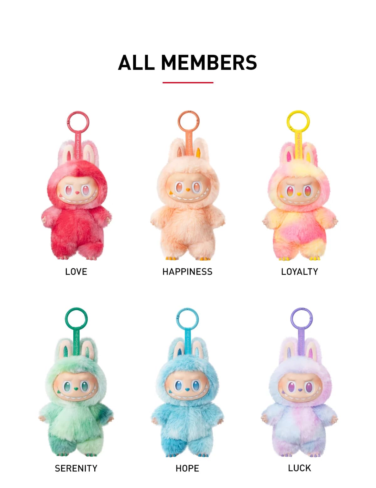 POP MART The Monsters Big into Energy Series Vinyl Plush Pendant – Labubu Blind Box Keychain - 4