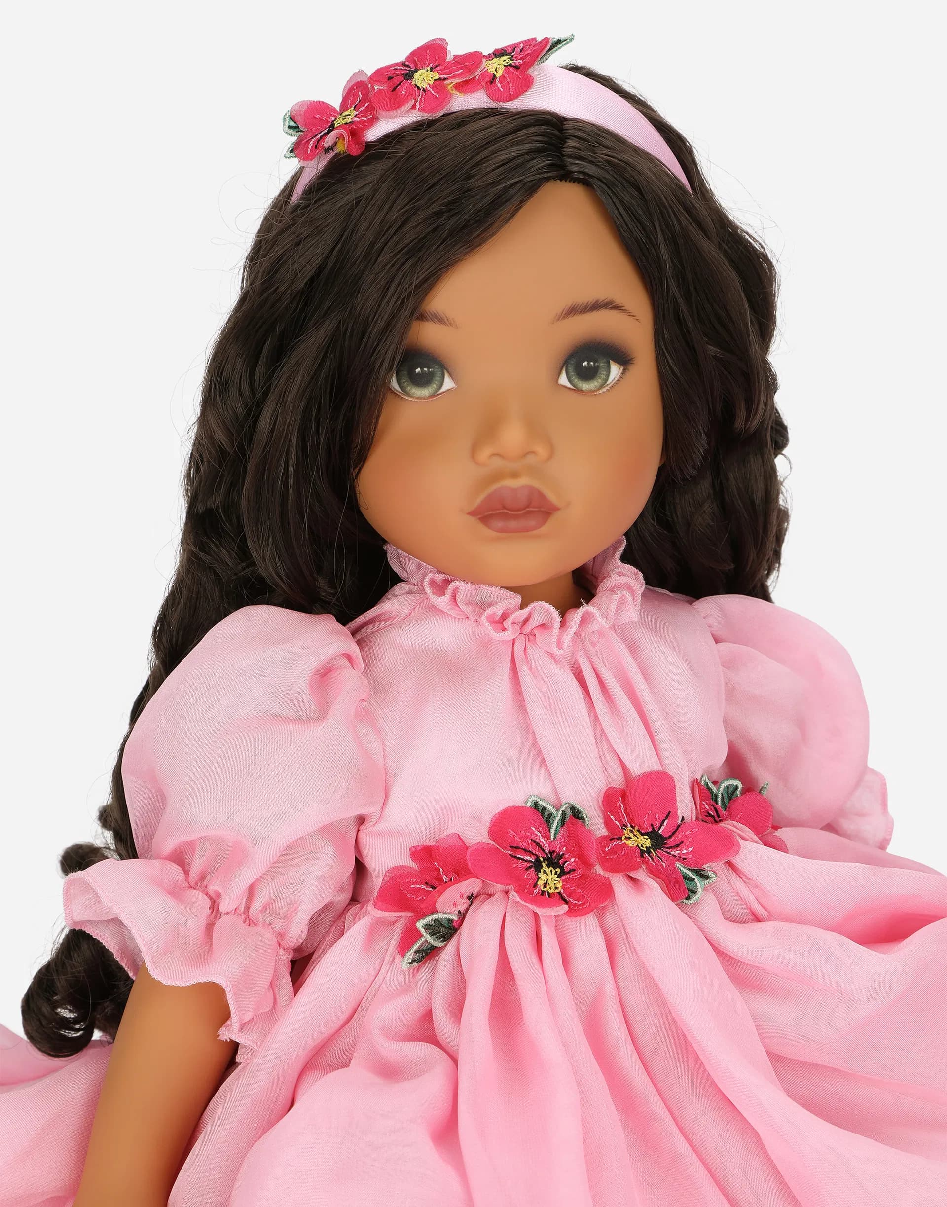 Dolce&Gabbana Kids Doll with Chiffon Dress - 2