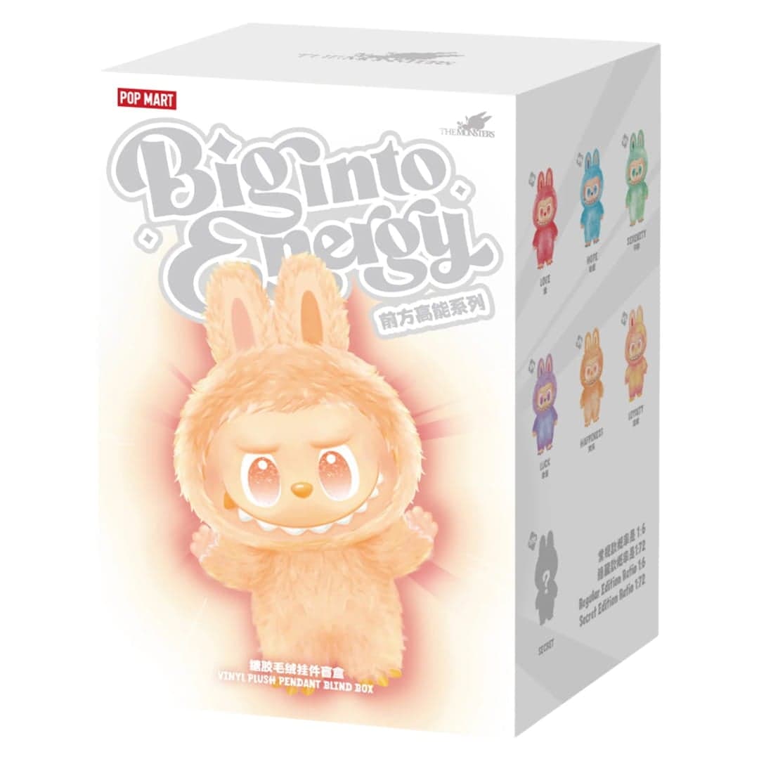 POP MART The Monsters Big into Energy Series Vinyl Plush Pendant – Labubu Blind Box Keychain - 2
