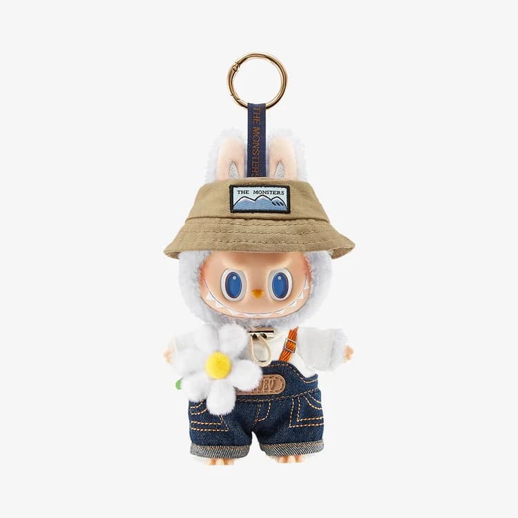 POP MART The Monsters Fall in Wild Series Vinyl Plush Doll Pendant – Labubu Explorer Keychain - 1
