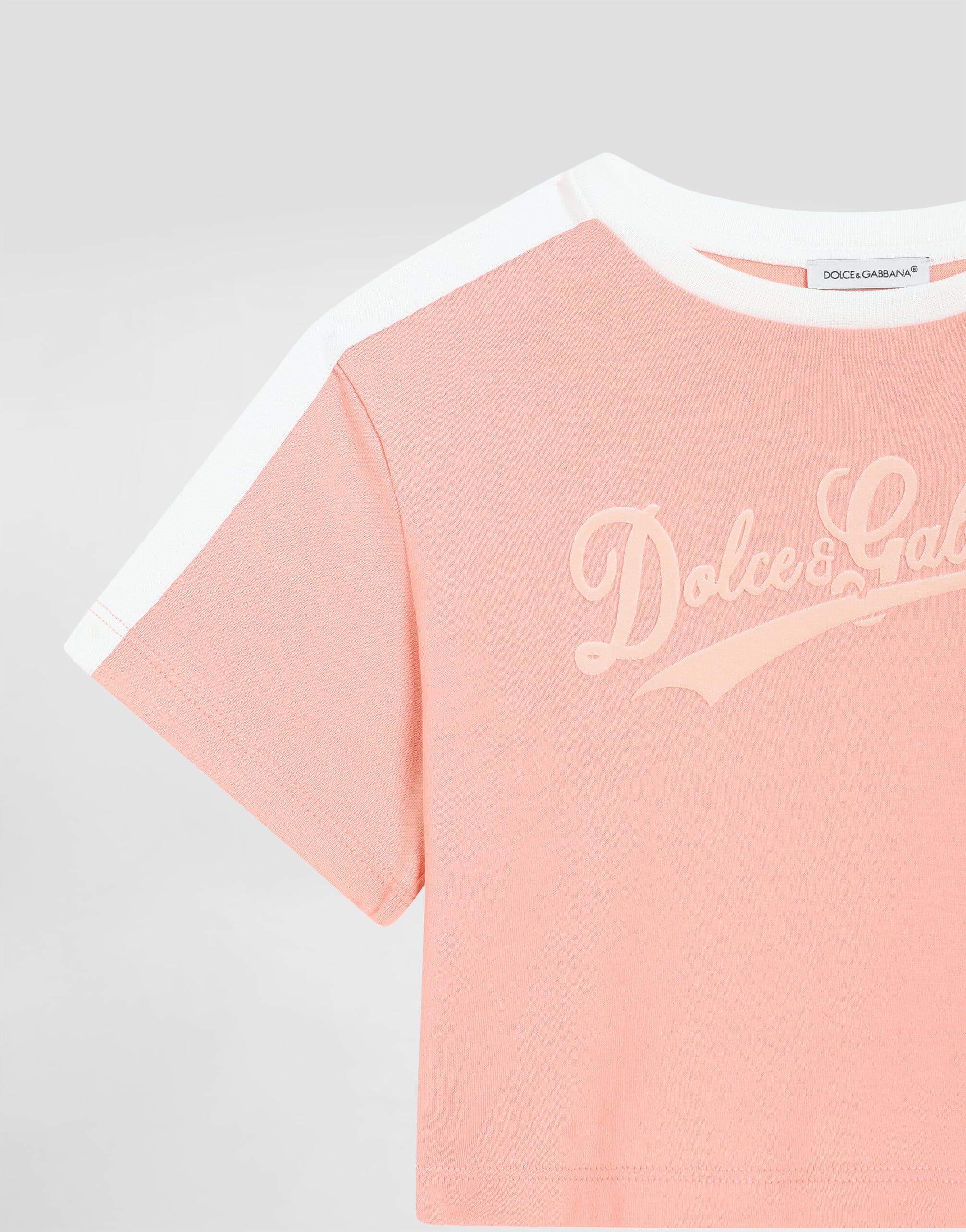 Dolce & Gabbana Kids Girls Jersey T-Shirt with Print - 3