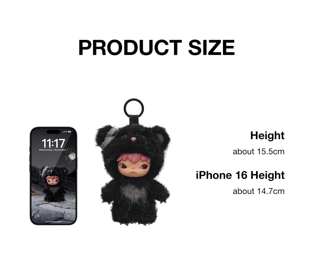 POP MART HIRONO Road Journal Series Plush Doll Pendant – Blind Box Keychain - 3
