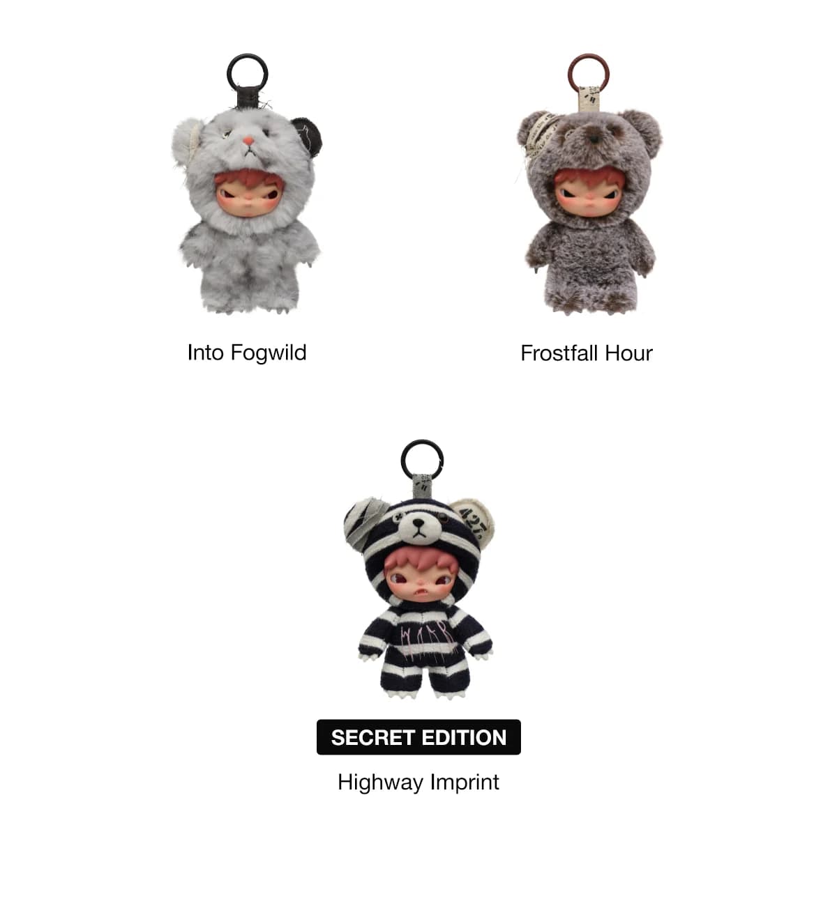 POP MART HIRONO Road Journal Series Plush Doll Pendant – Blind Box Keychain - 5