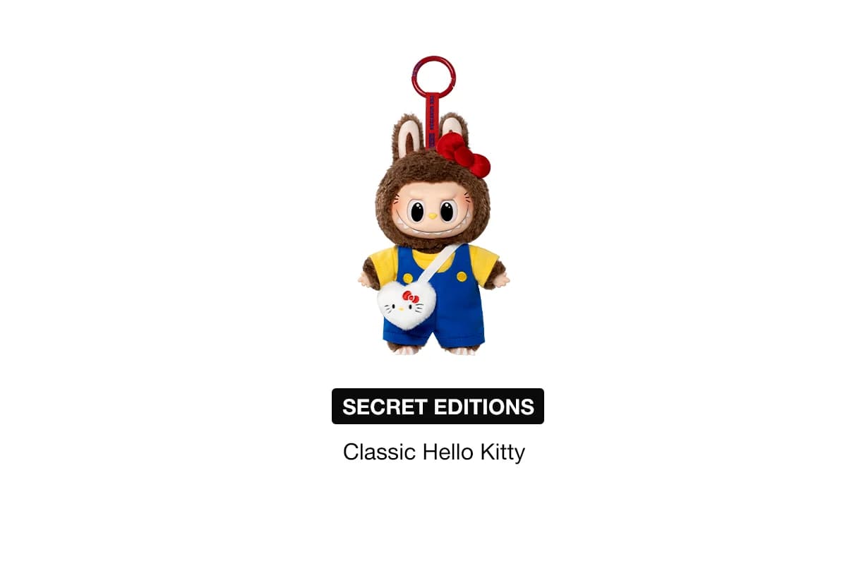 POP MART The Monsters Hello Kitty and Friends Series Vinyl Plush Pendant – Labubu x Sanrio Blind Box Keychain - 5