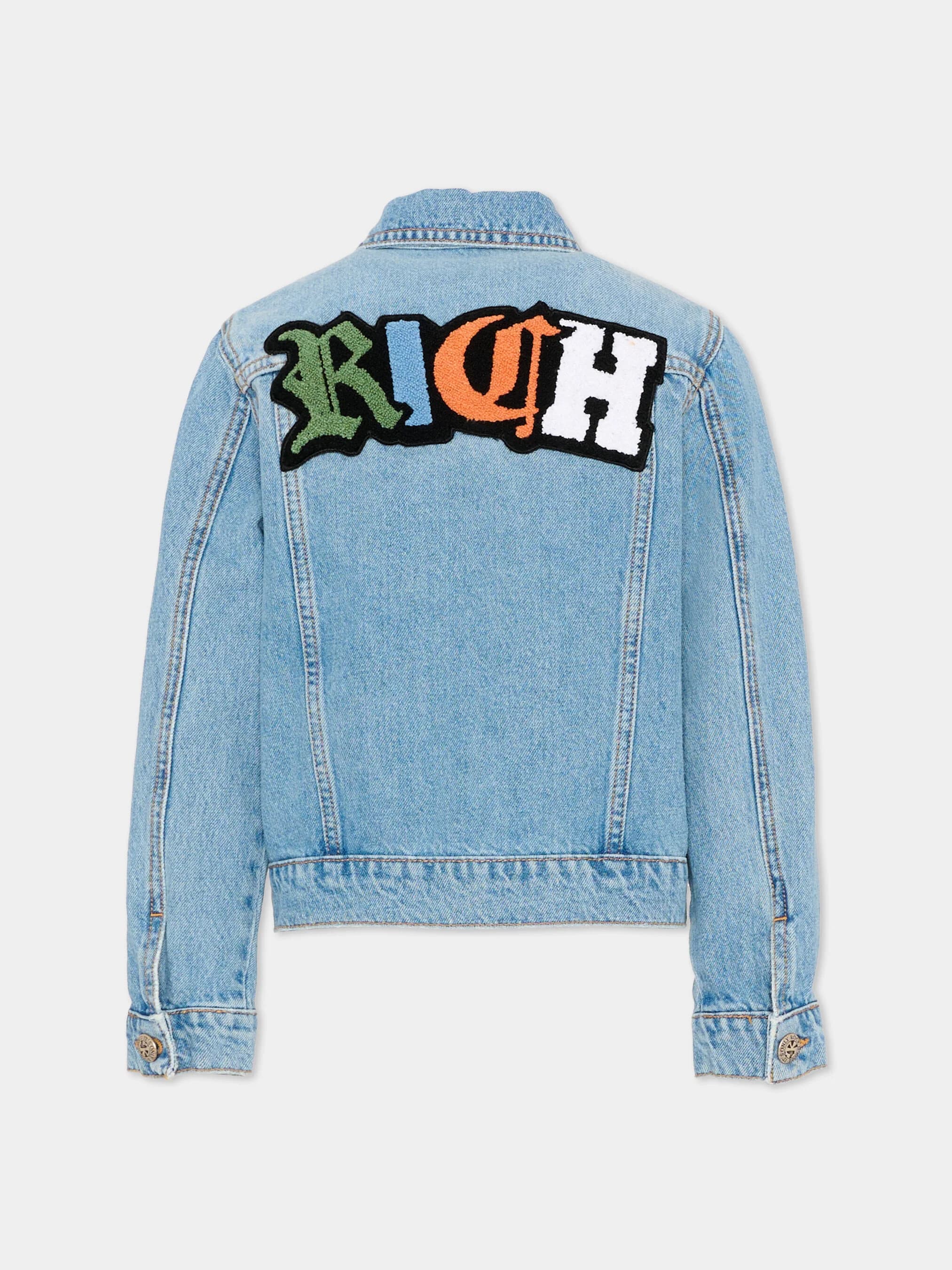 John Richmond Junior Dark Blue Denim Jacket Kottiva - 2