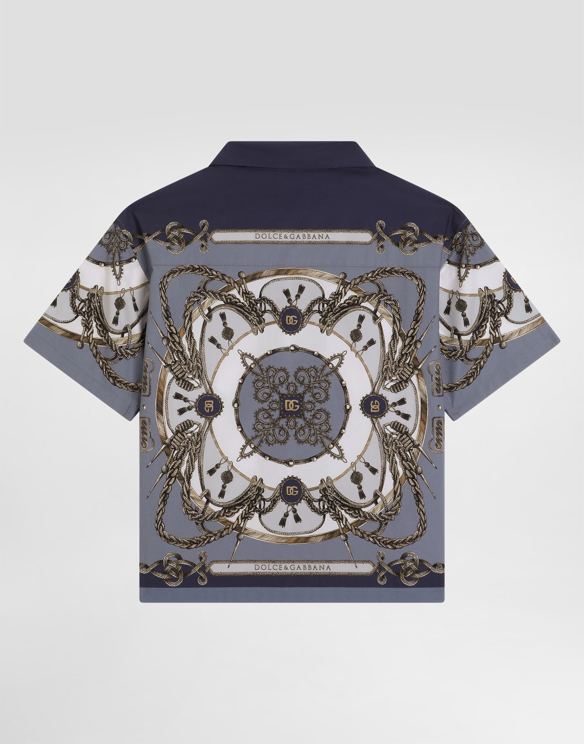 Dolce & Gabbana Kids' Cargo-Print Poplin Shirt - 2
