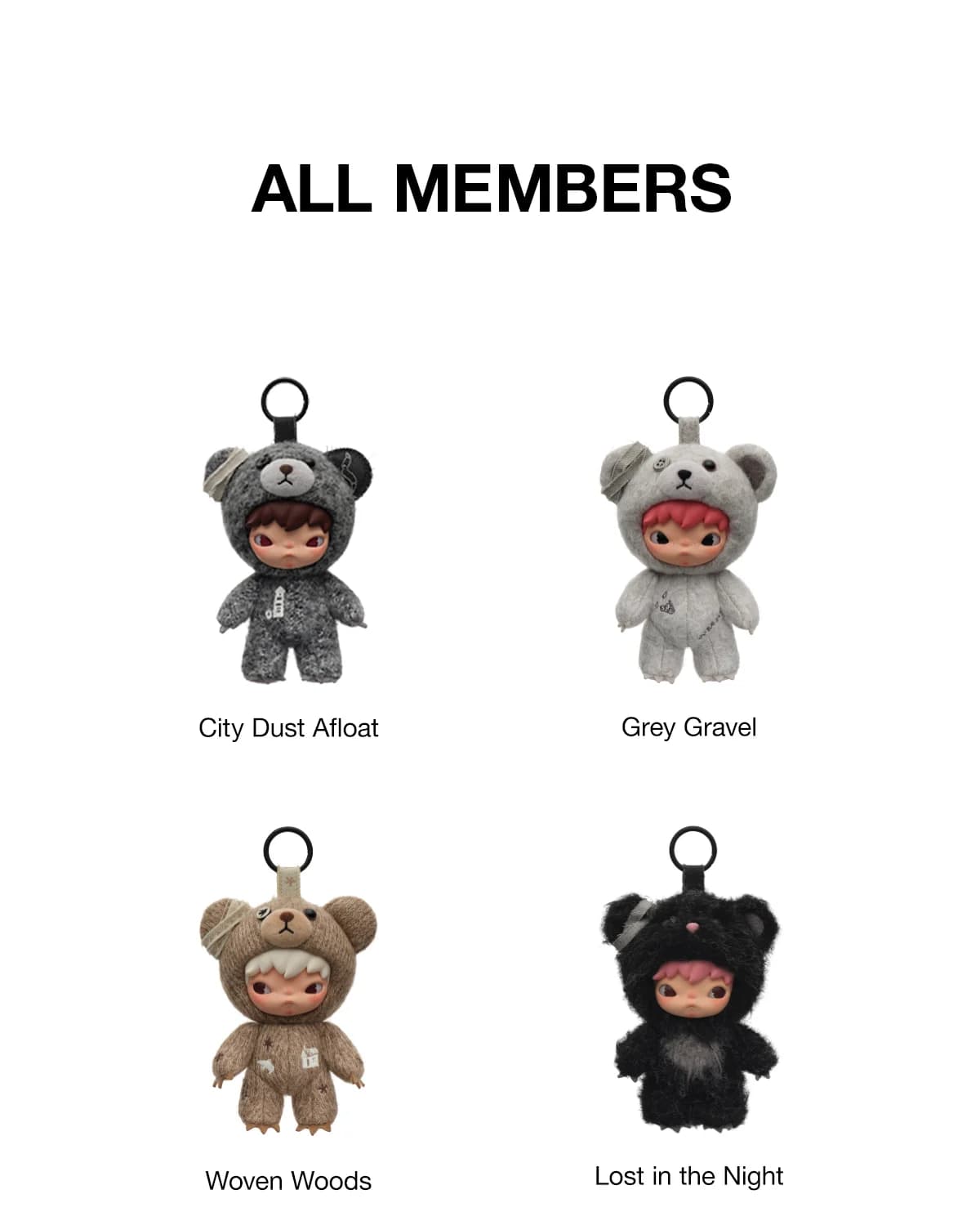 POP MART HIRONO Road Journal Series Plush Doll Pendant – Blind Box Keychain - 4