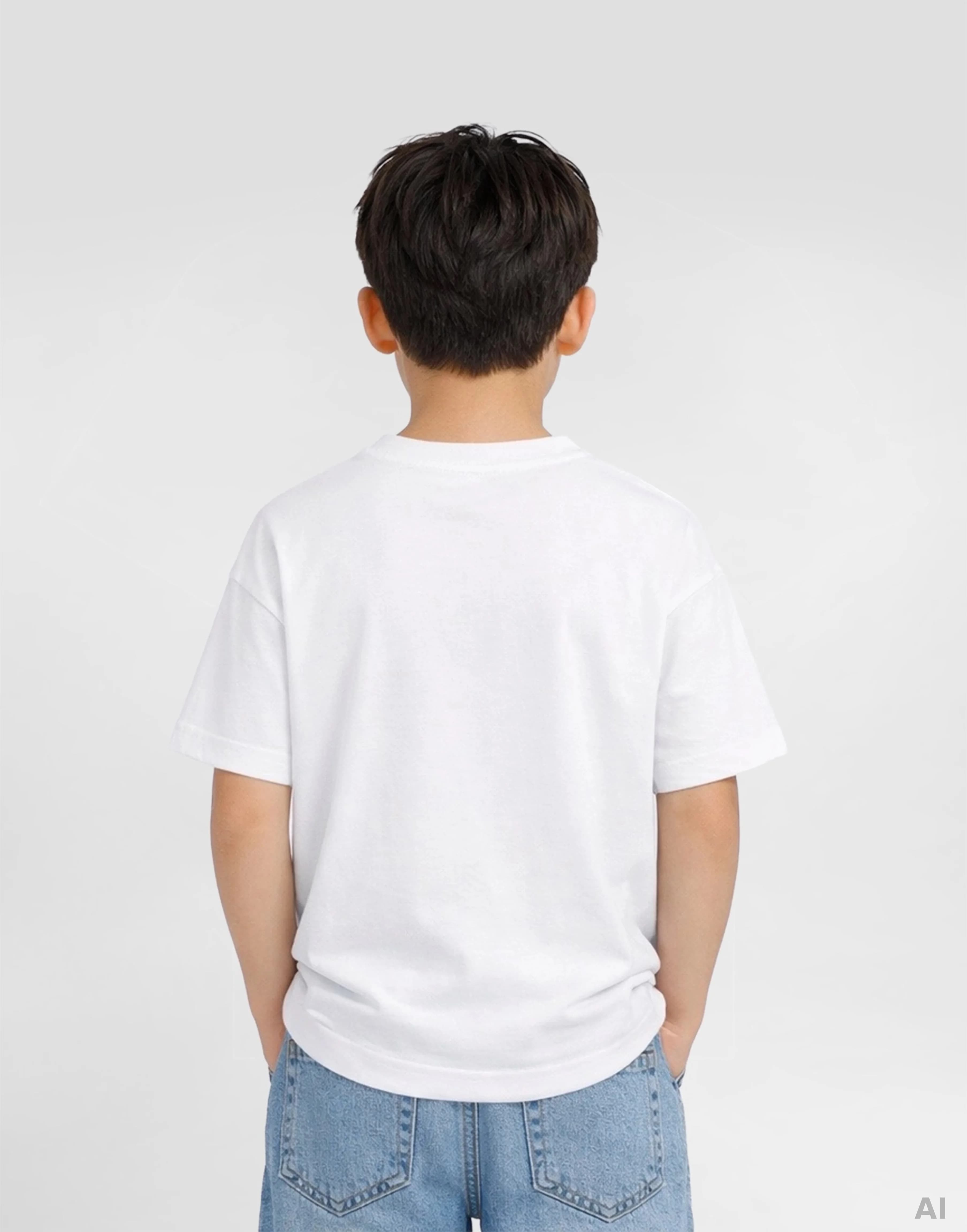 Dolce & Gabbana Kids Signature White Jersey T-Shirt with Bold Front Print - 6