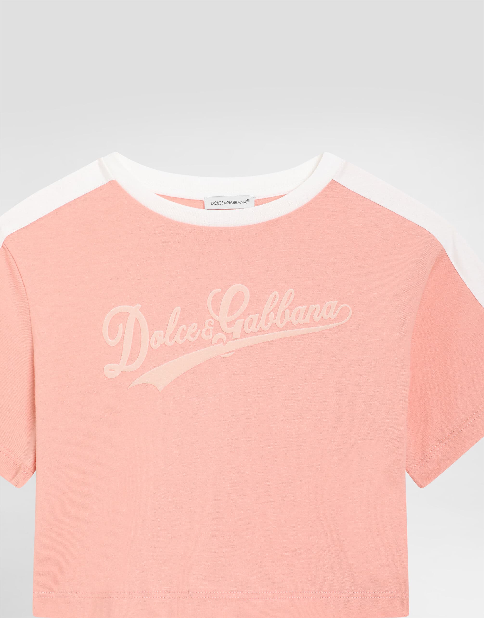Dolce & Gabbana Kids Girls Jersey T-Shirt with Print - 4