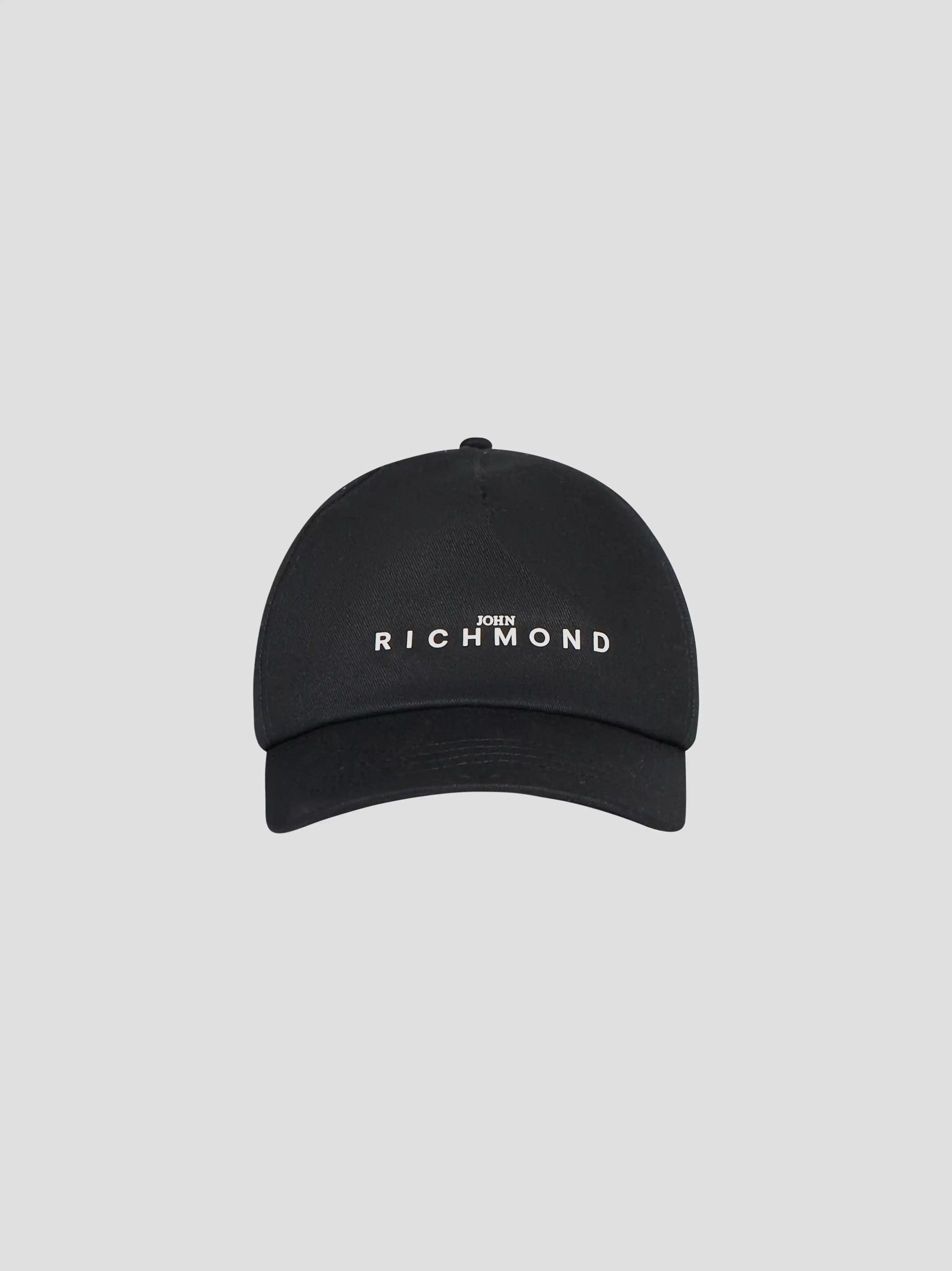 John Richmond Junior Black Baseball Cap THALIO with JOHN RICHMOND Logo  - 1