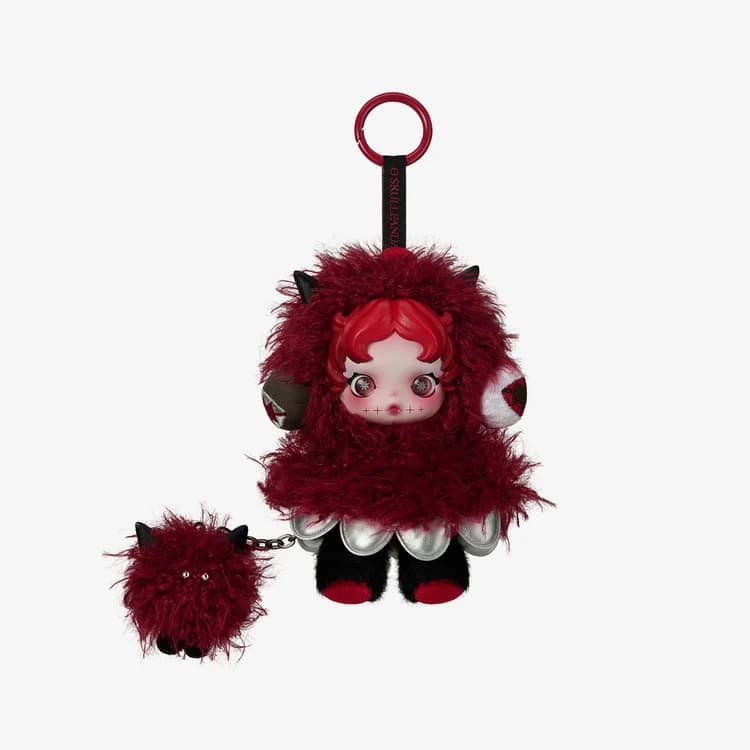 POP MART SKULLPANDA You Found Me Series Plush Doll Pendant – Blind Box Keychain - 1