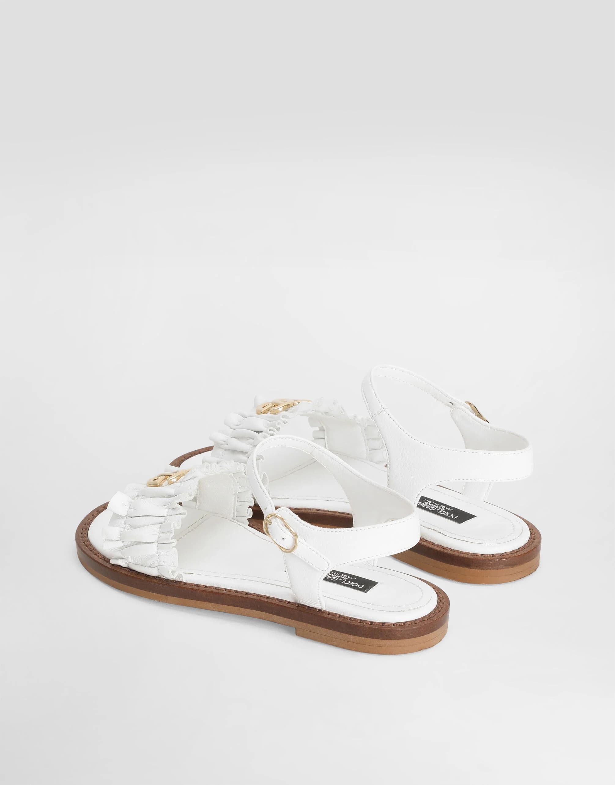 Dolce & Gabbana Kids Nappa Leather Sandals - 3