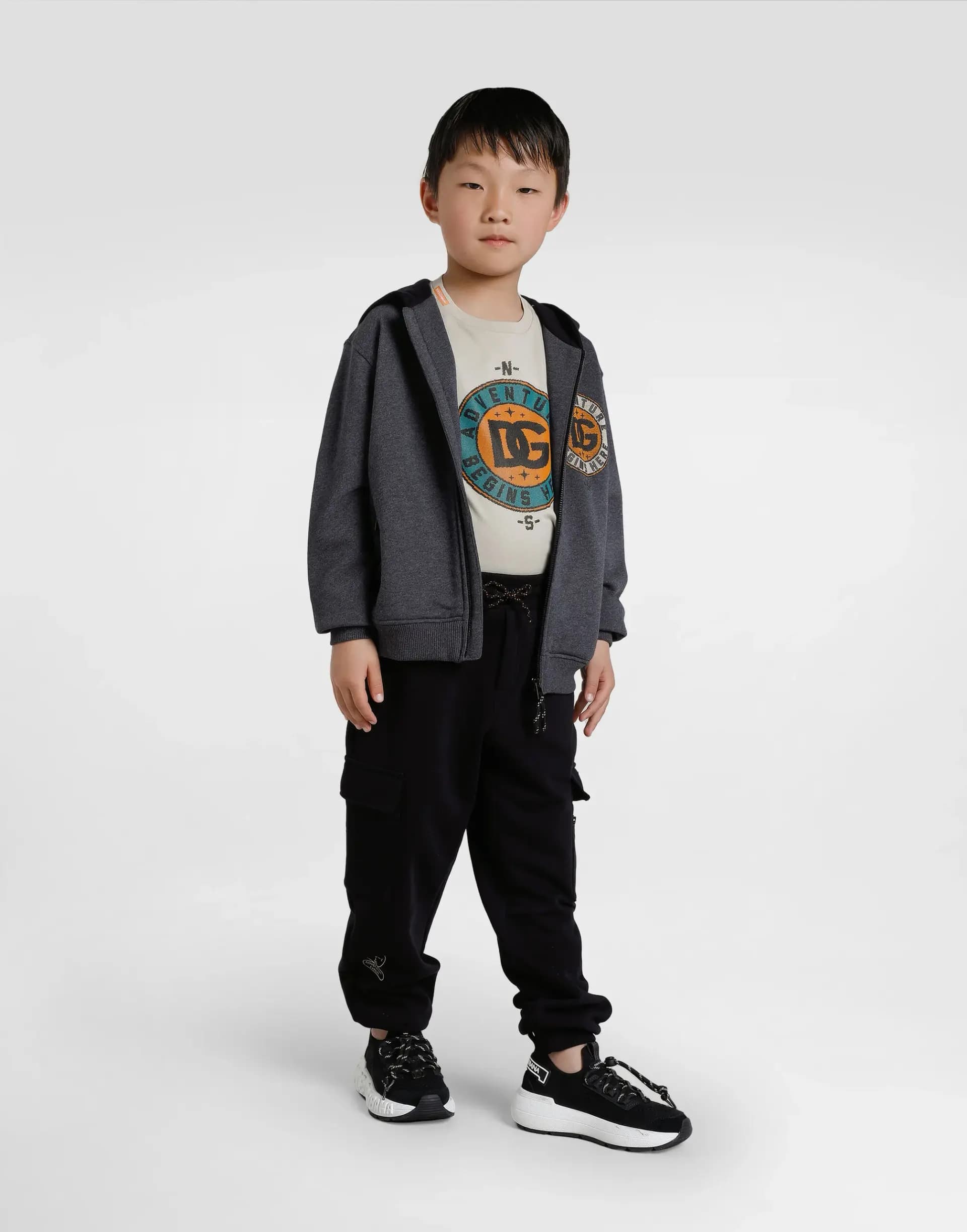 Dolce & Gabbana Kids Sneakers with a knit upper - 4