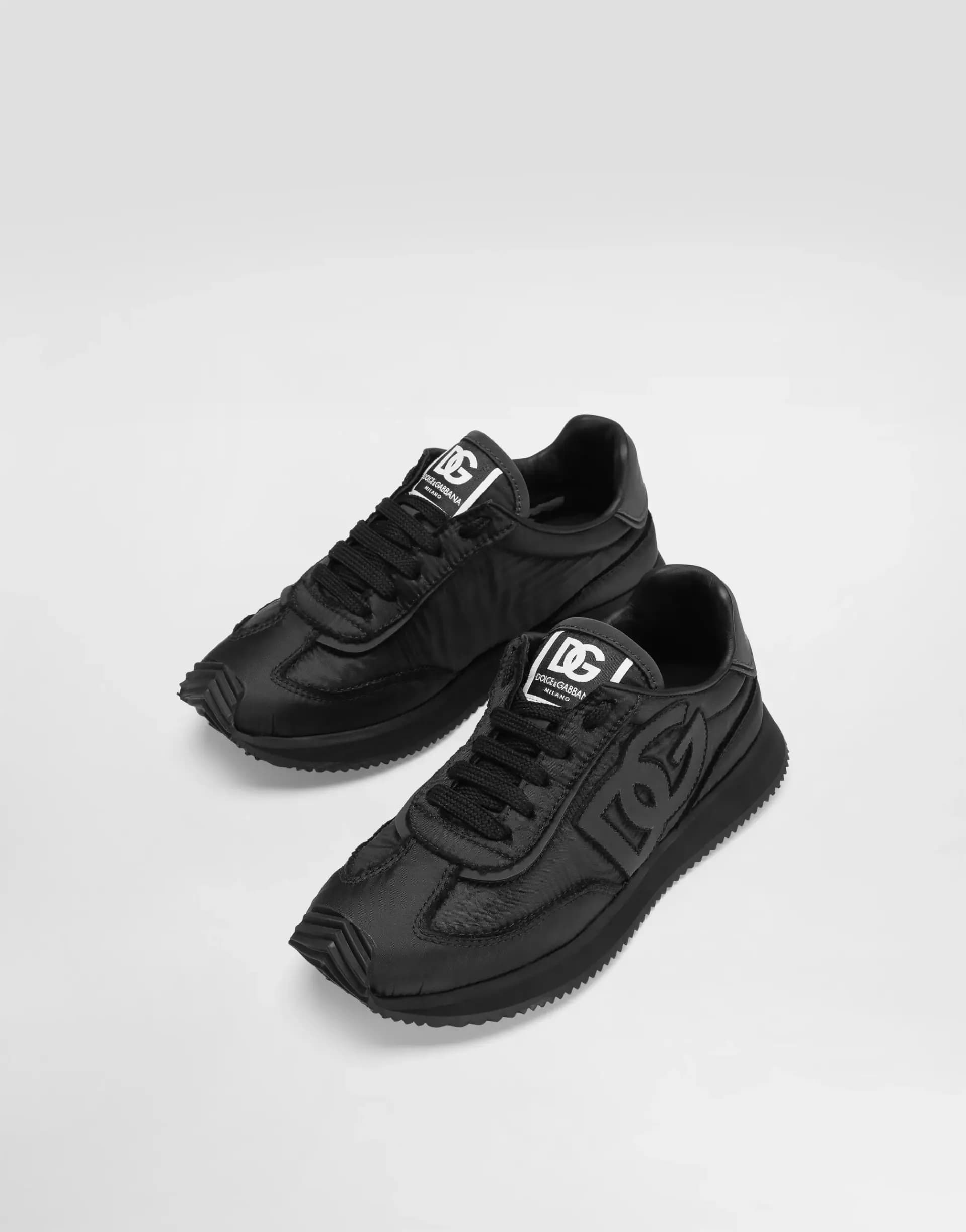 Dolce & Gabbana Kids Sneakers in nylon and nappa calfskin - 4