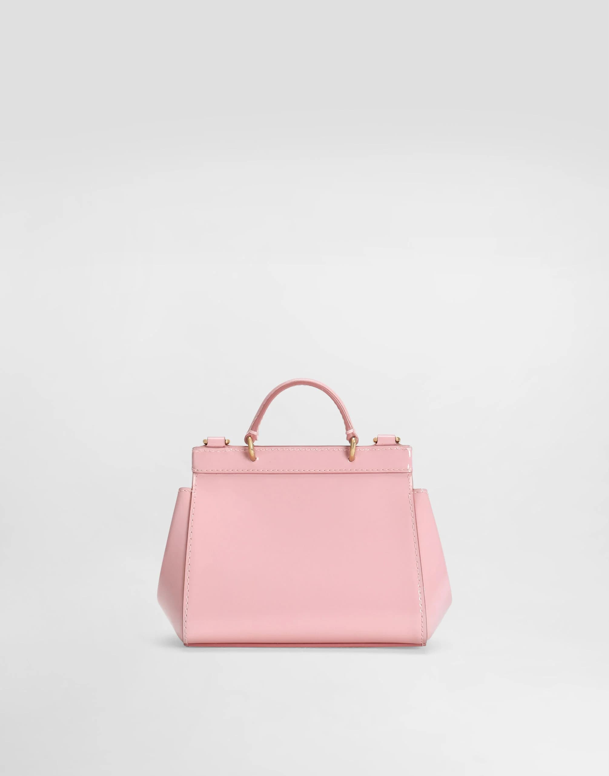Dolce & Gabbana Kids Patent leather mini Sicily bag in pink - 6