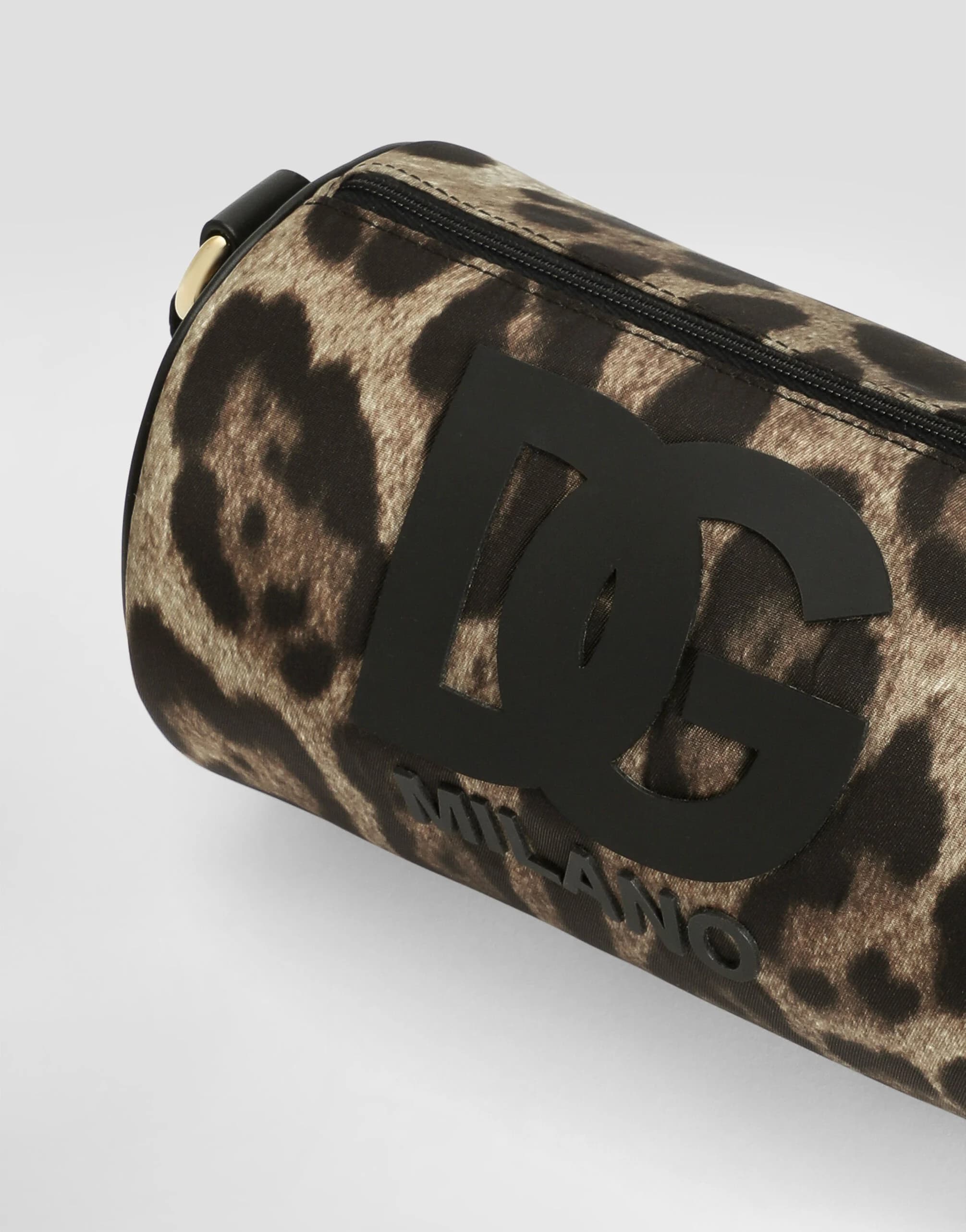 Dolce & Gabbana Kids Leo-print nylon crossbody bag - 3