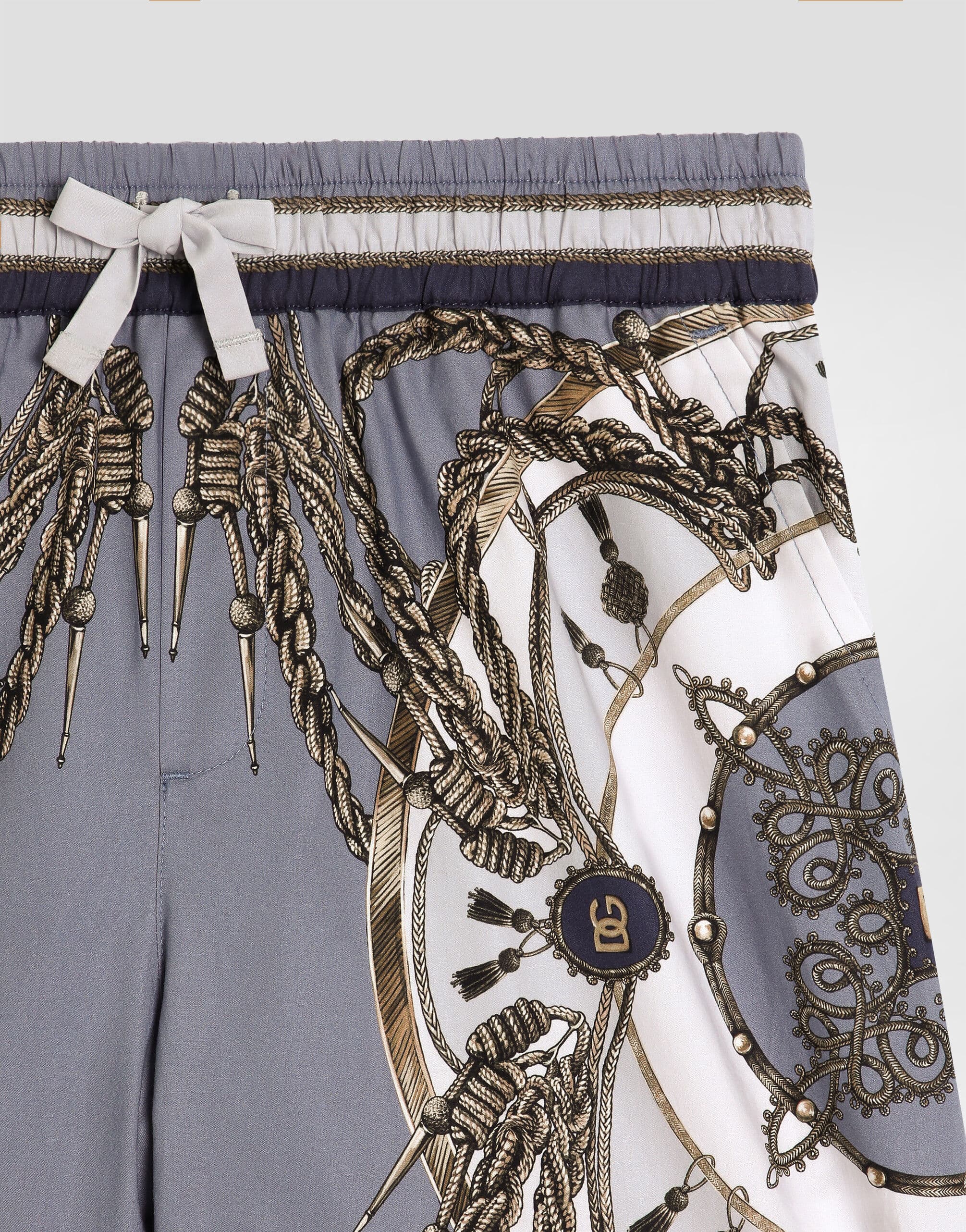 Dolce & Gabbana Kids Cargo-Print Poplin Bermuda Shorts, Oversized - 3