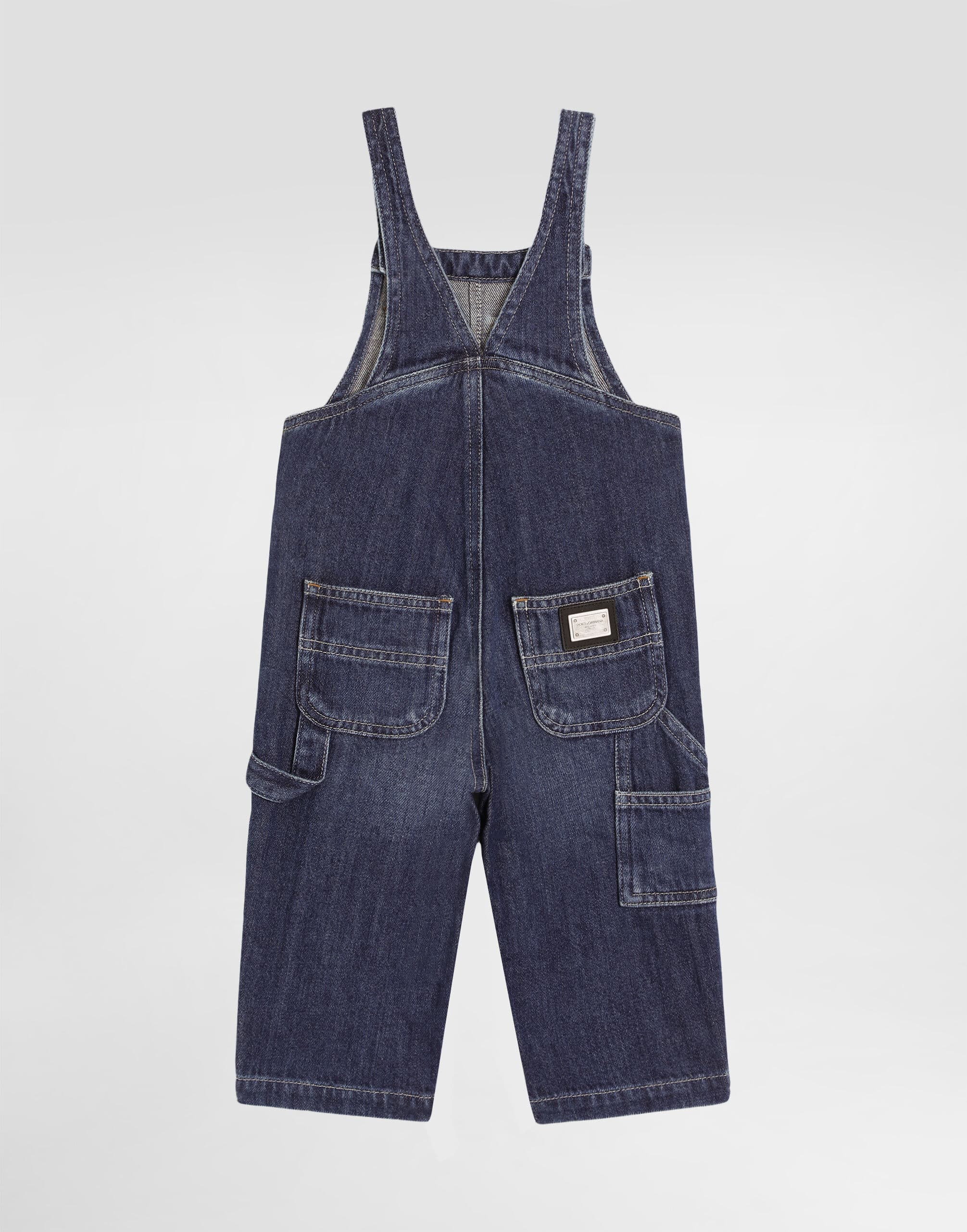 Dolce & Gabbana Kids Cotton Denim Dungarees - 2