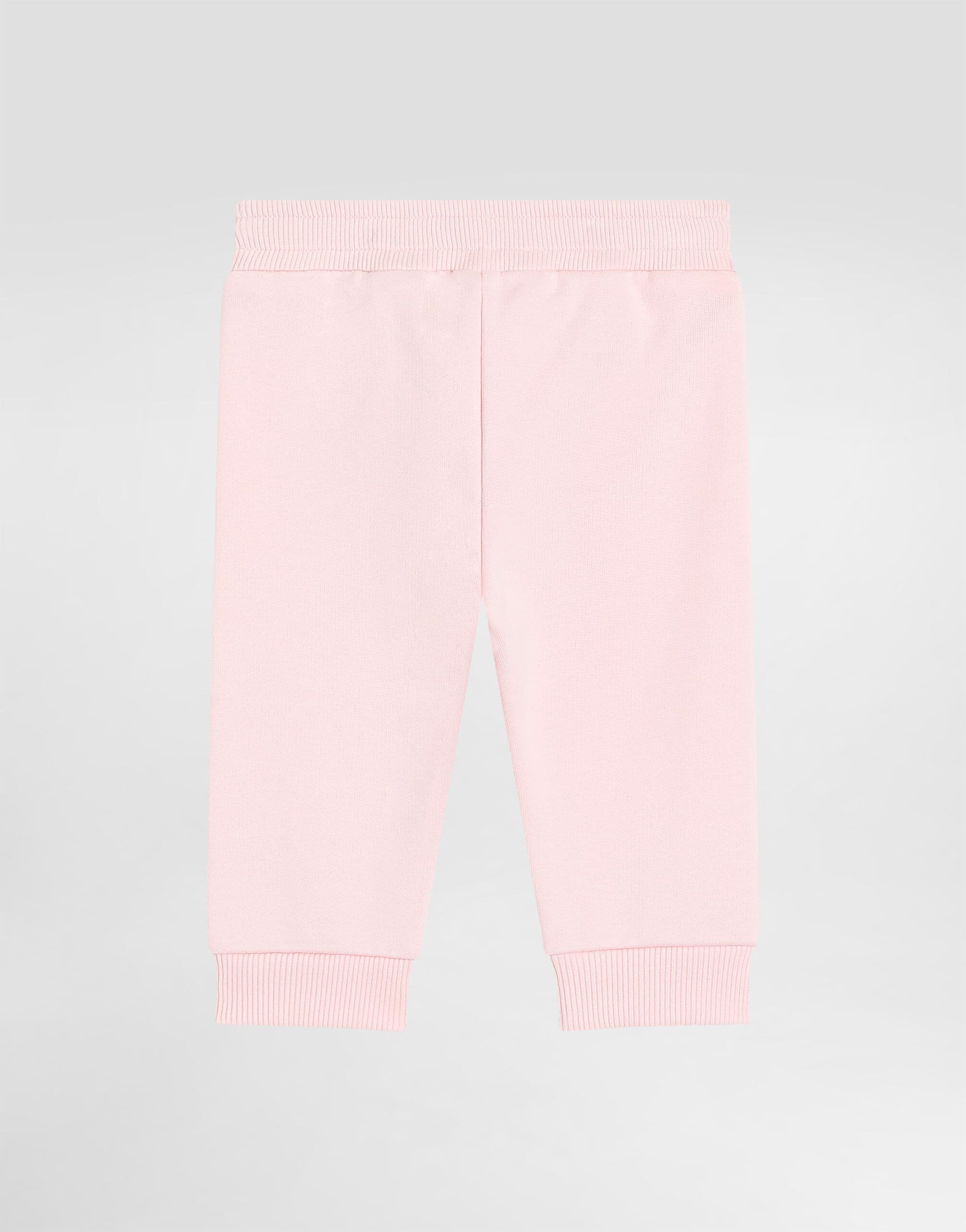 Dolce & Gabbana Kids Fleece Trousers with Leopard and Bow - 2