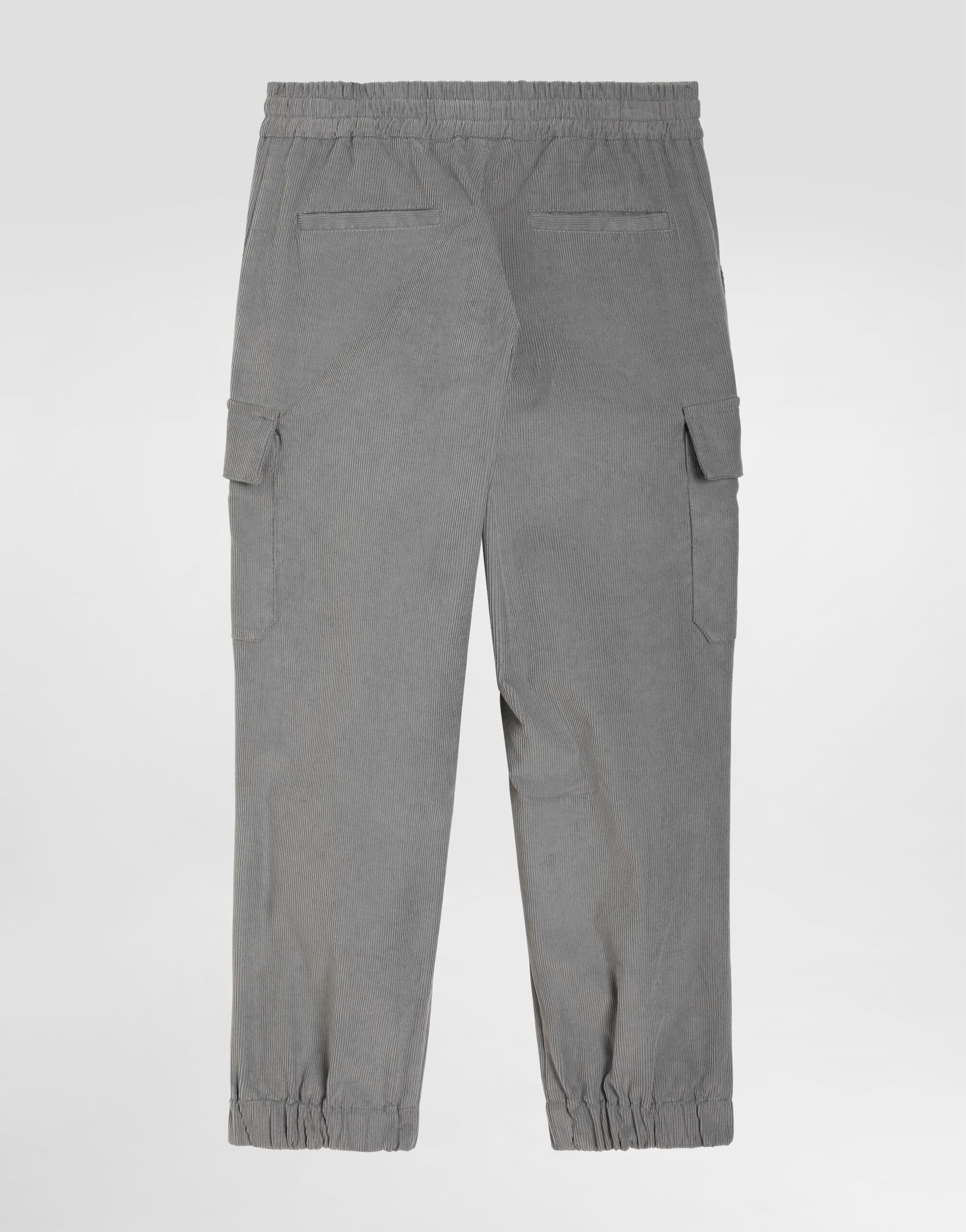Dolce & Gabbana Kids Corduroy Cargo Trousers - 2