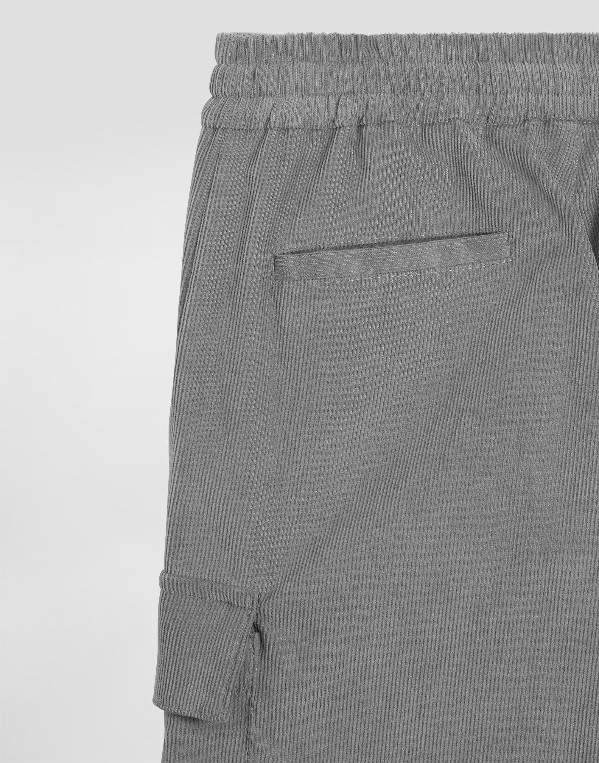 Dolce & Gabbana Kids Corduroy Cargo Trousers - 4