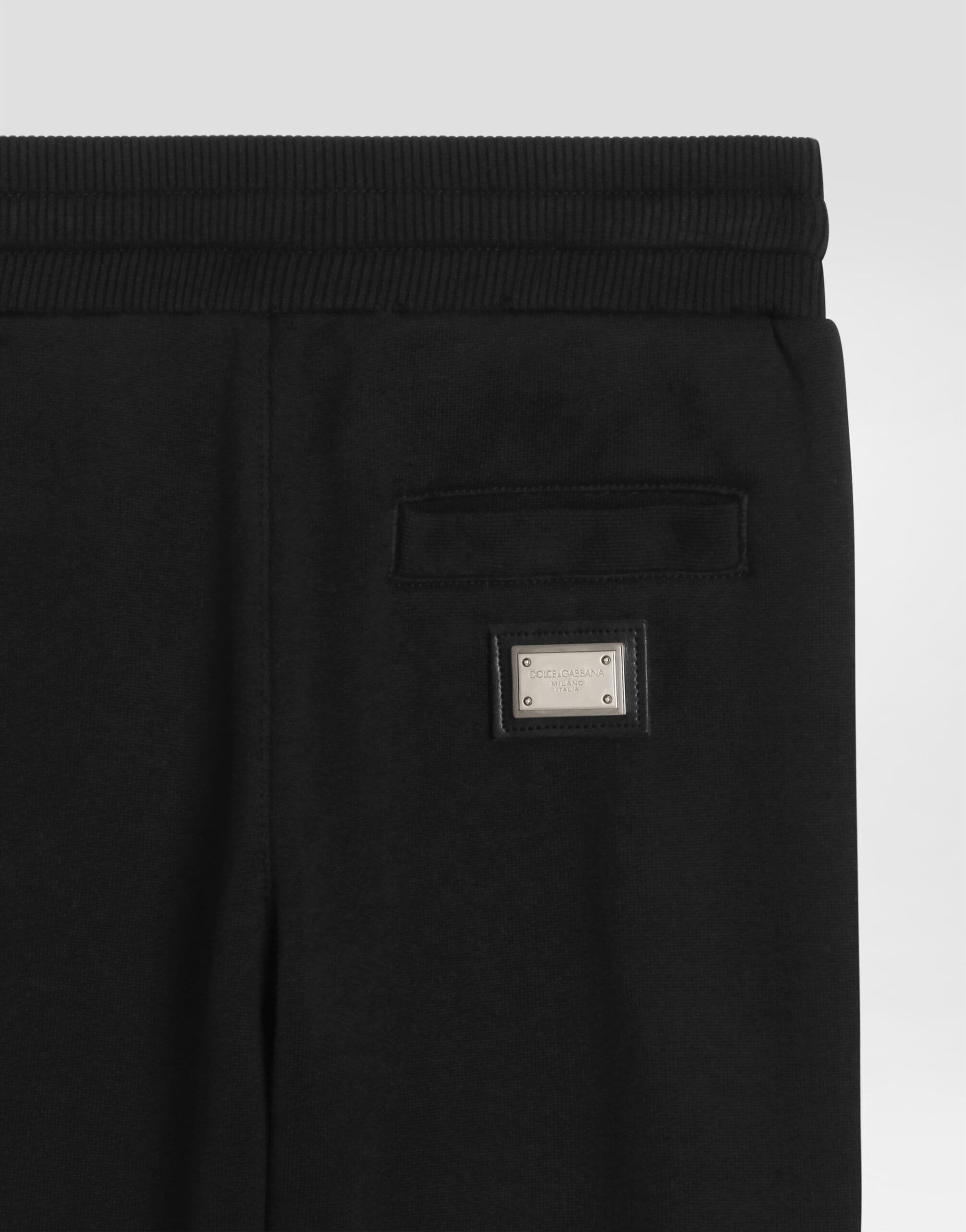 Dolce & Gabbana Kids Cotton Jogging Pants with DG Logo - 4