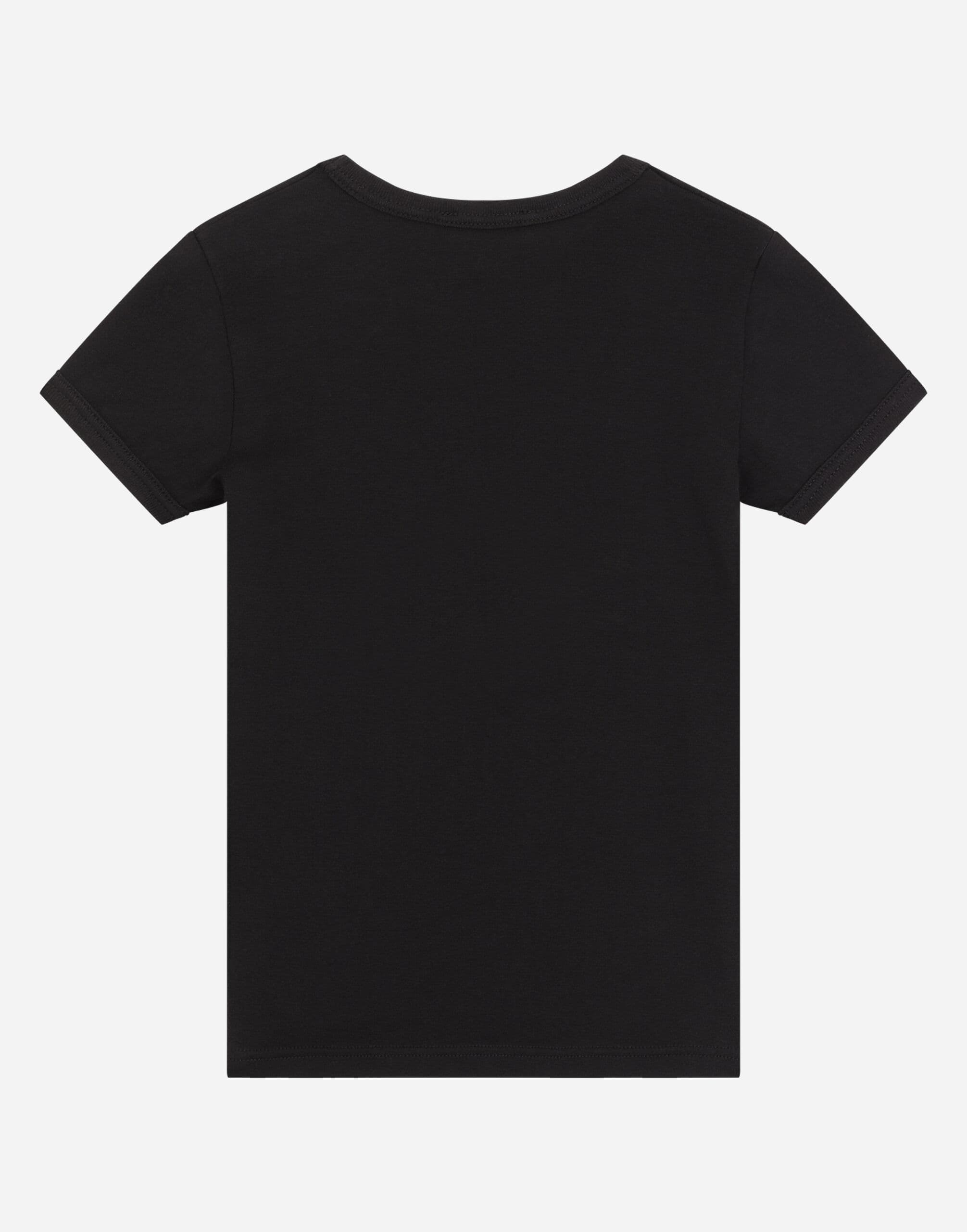 Dolce & Gabbana Kids 2-Pack T-Shirts with Logo Collar - 2
