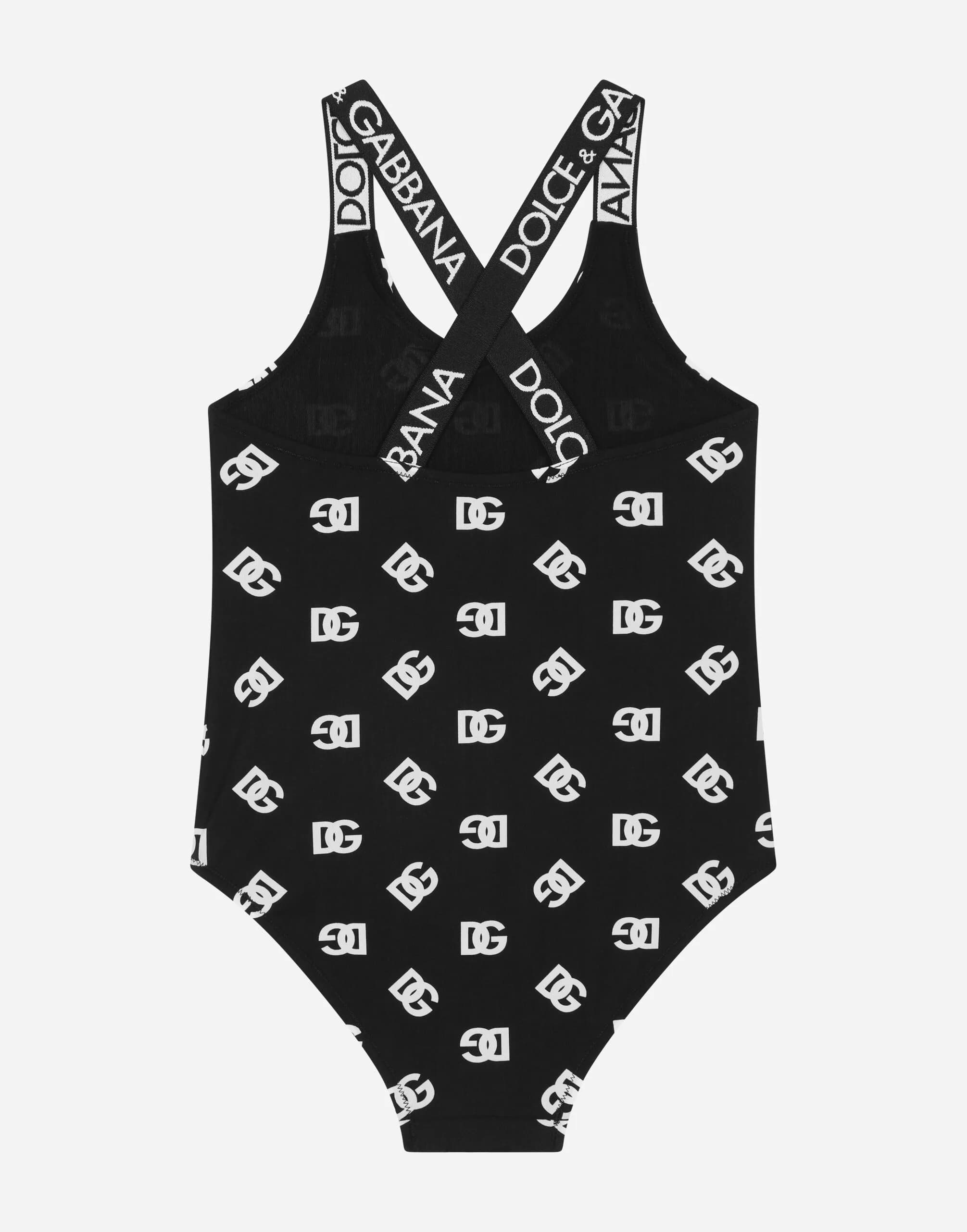 Dolce & Gabbana One-piece swimsuit with DG logo print - 2
