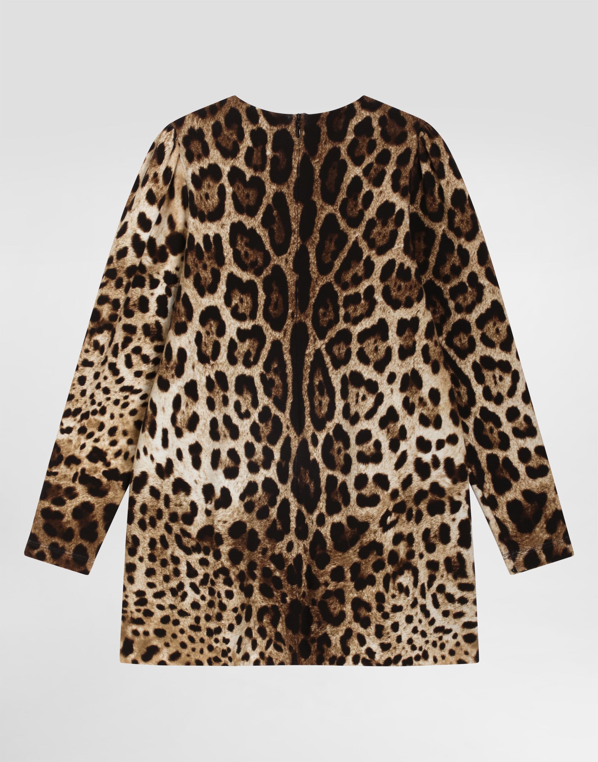 Dolce & Gabbana Kids Leopard-Print Cotton Dress - 2