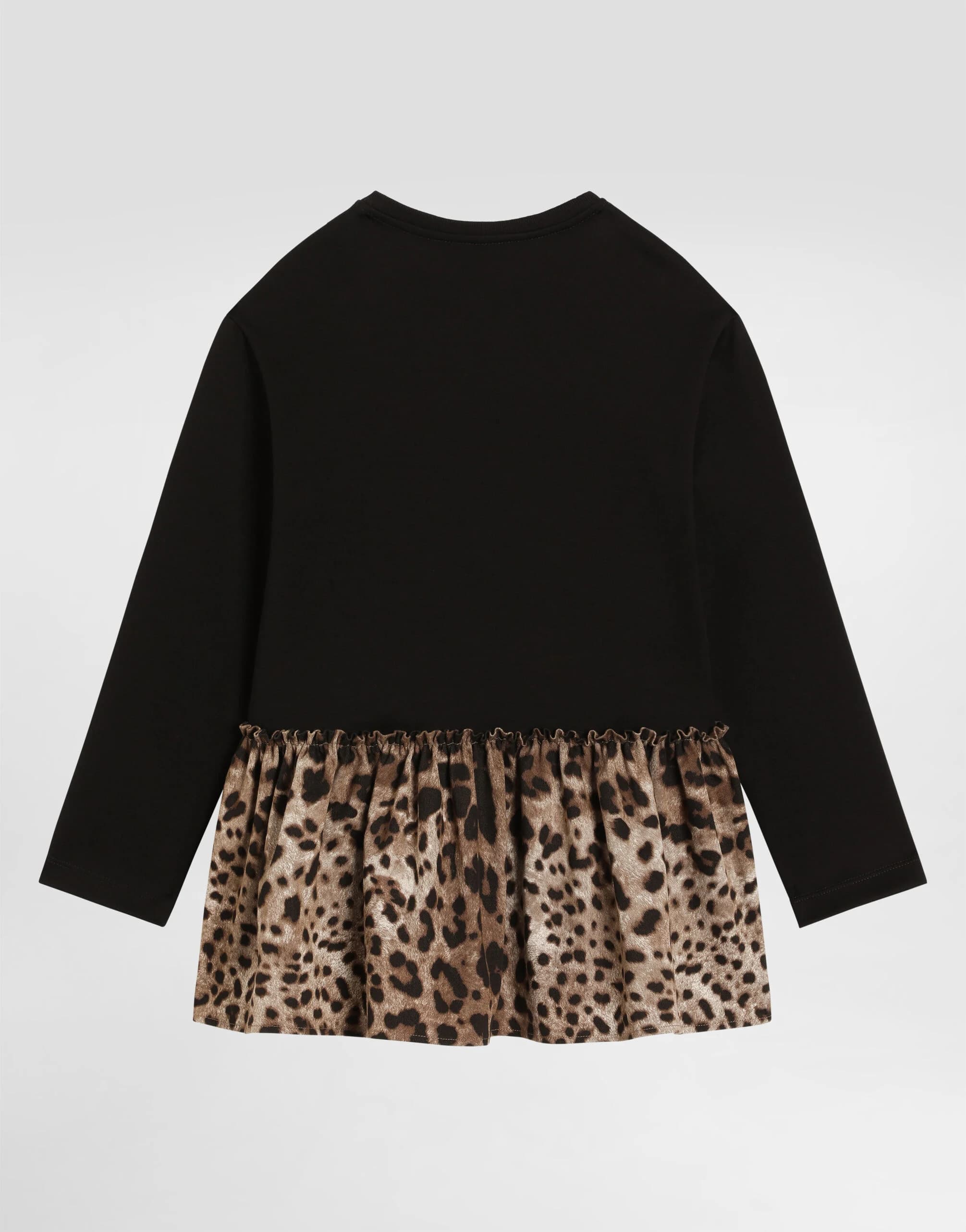 Dolce & Gabbana Kids Cotton Dress with DG Logo - 3