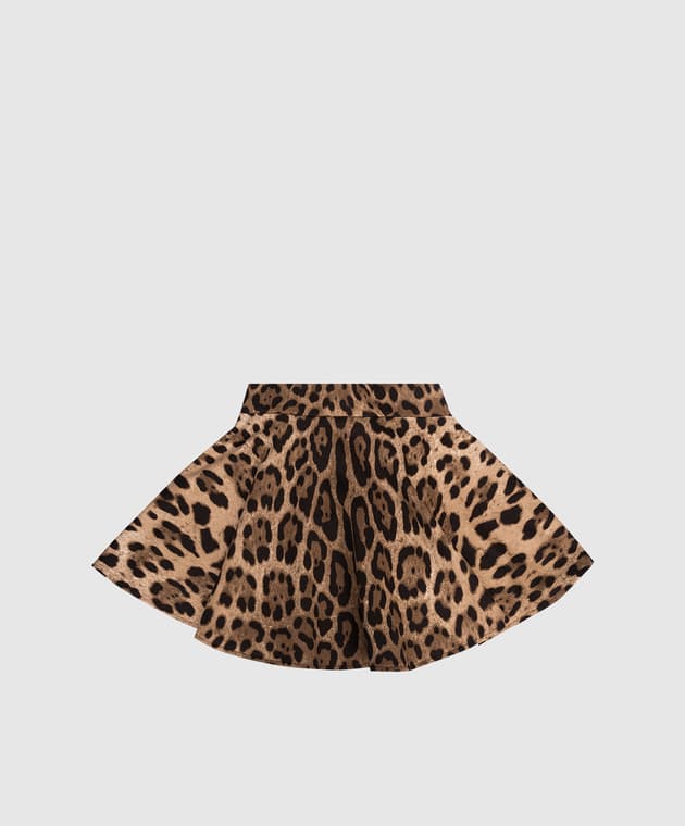 Dolce & Gabbana Kids Leopard-Pattern Skirt - 2