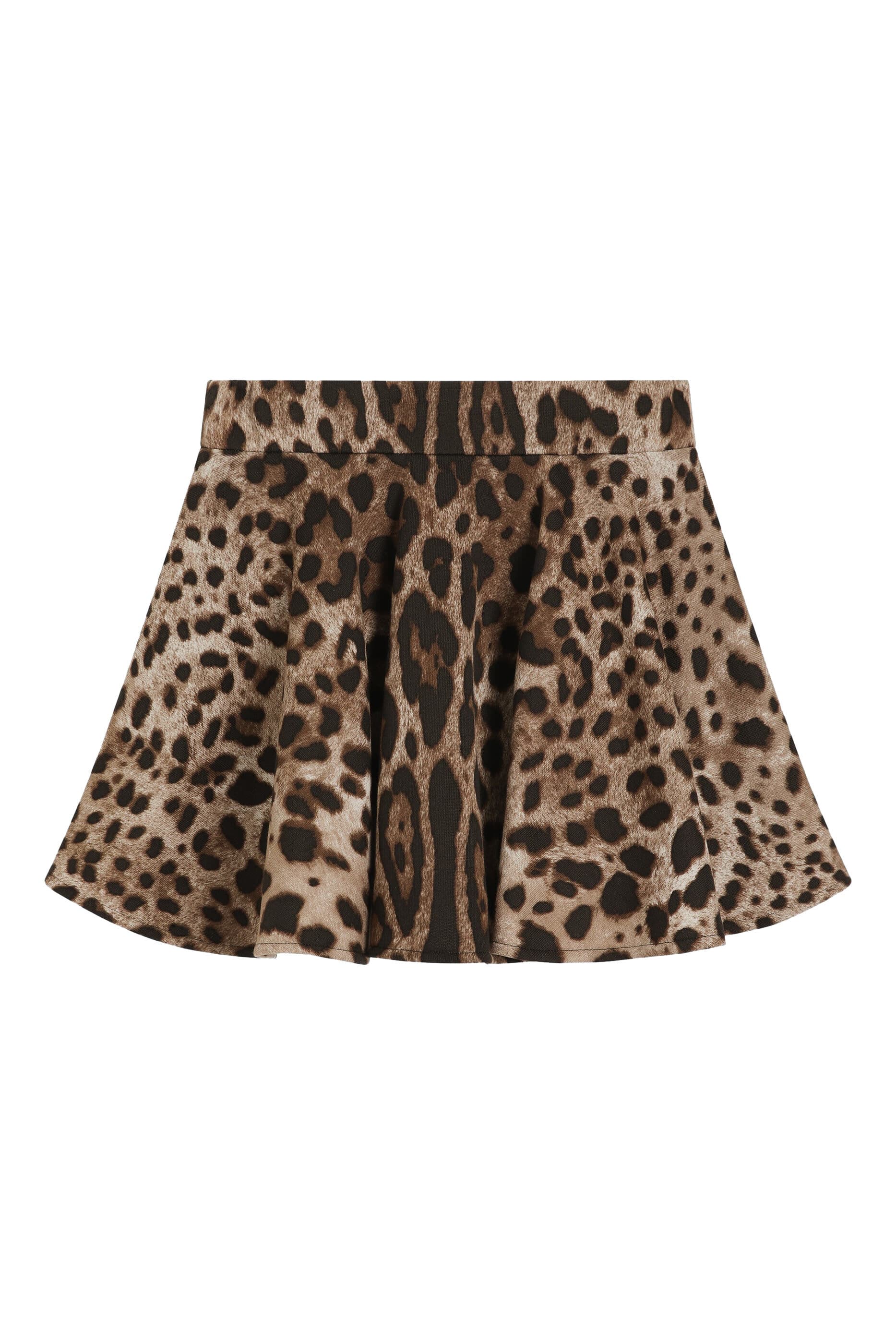 Dolce & Gabbana Kids Leopard-Pattern Skirt - 5