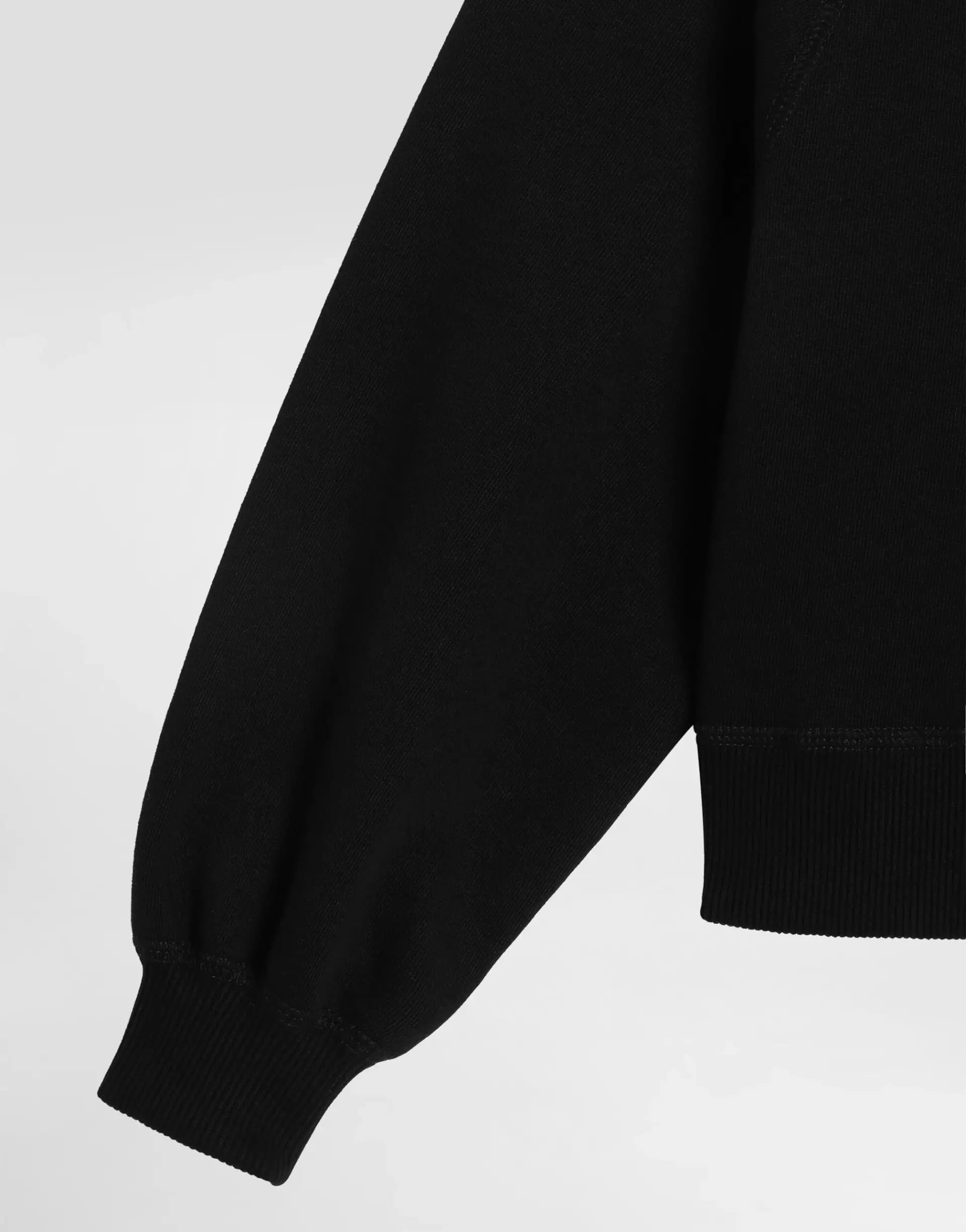 Dolce & Gabbana Hooded sweatshirt with logo and rhinestones - 6