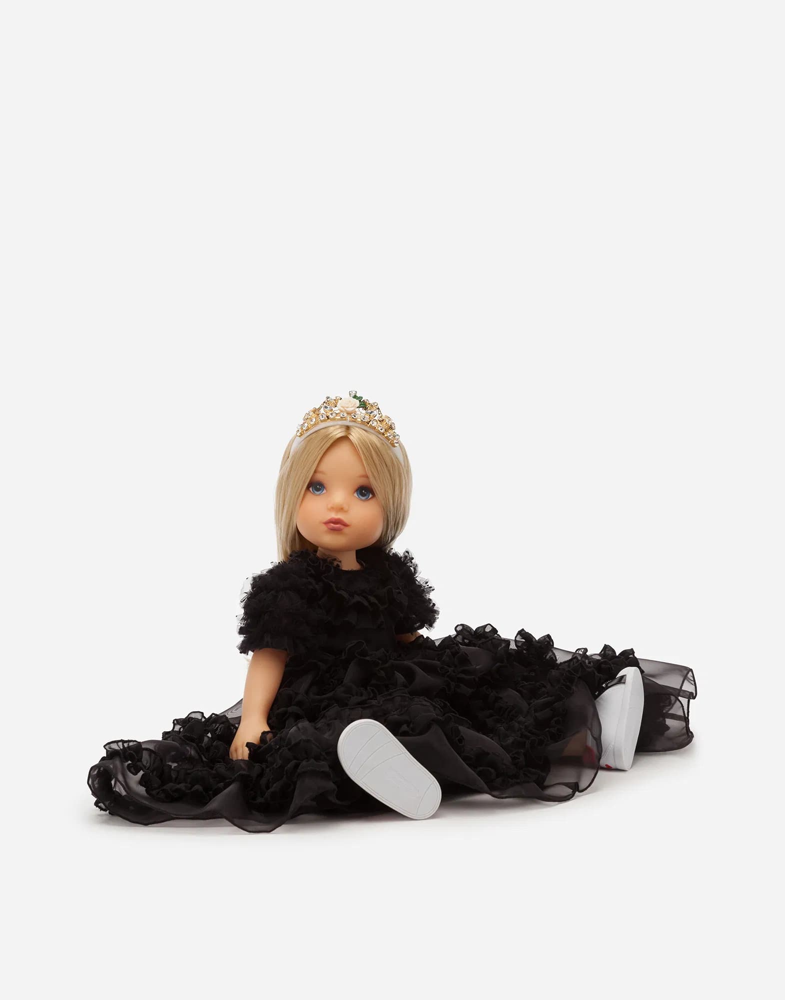Dolce&Gabbana Kids Doll with Organza Dress - 4