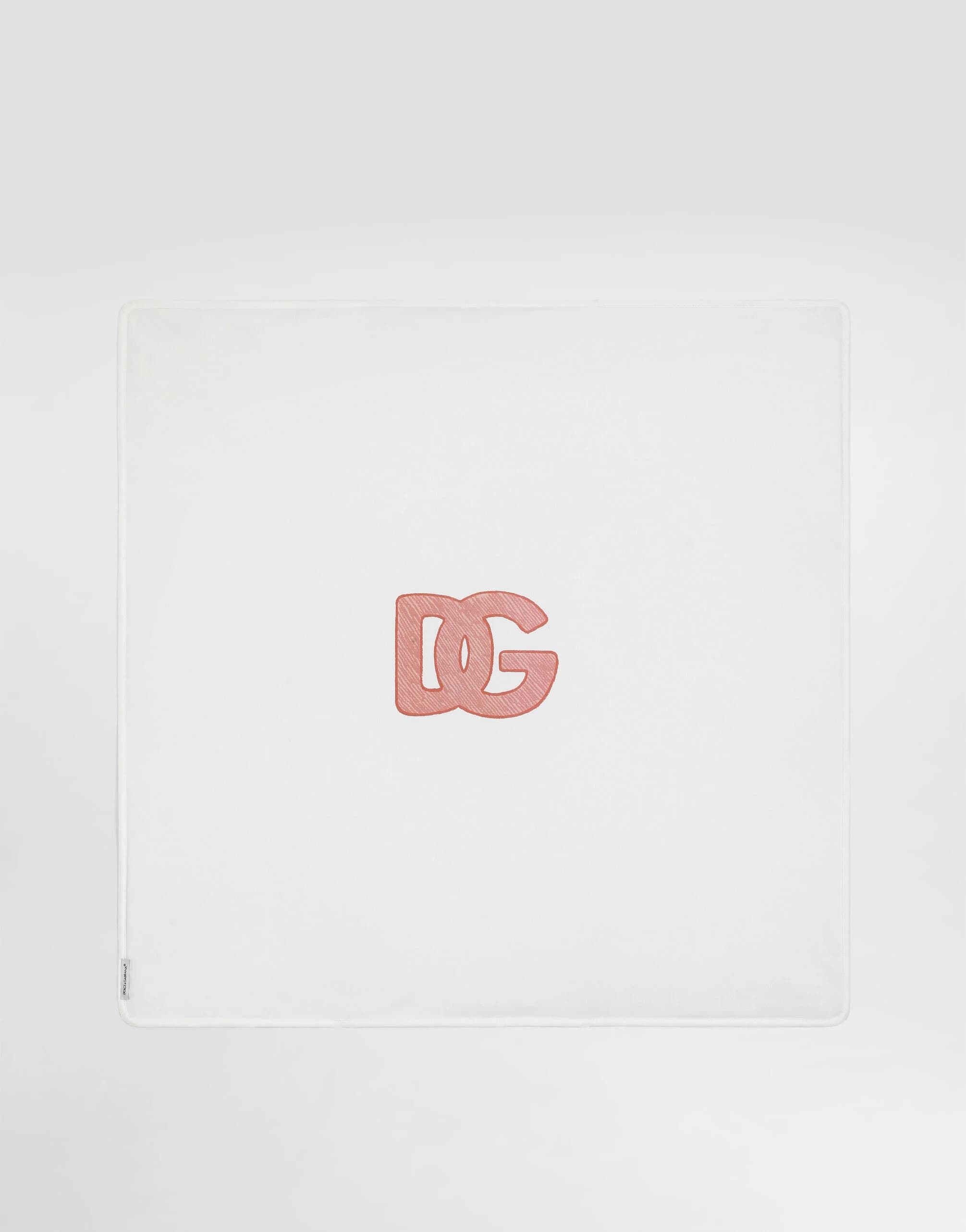 Dolce & Gabbana Kids Cotton Blanket with DG Print - 2