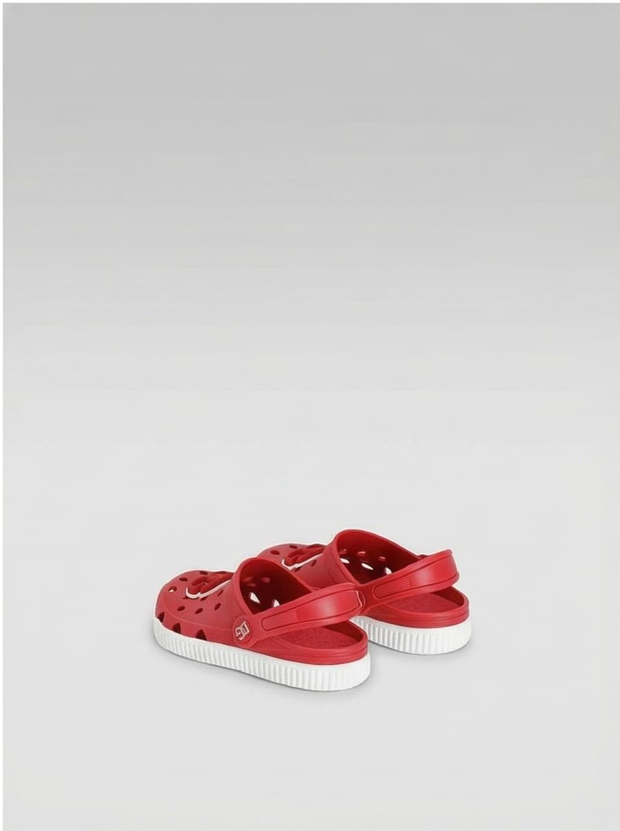 Dolce & Gabbana Kids Perforated Rubber Clogs with DG Logo - 3