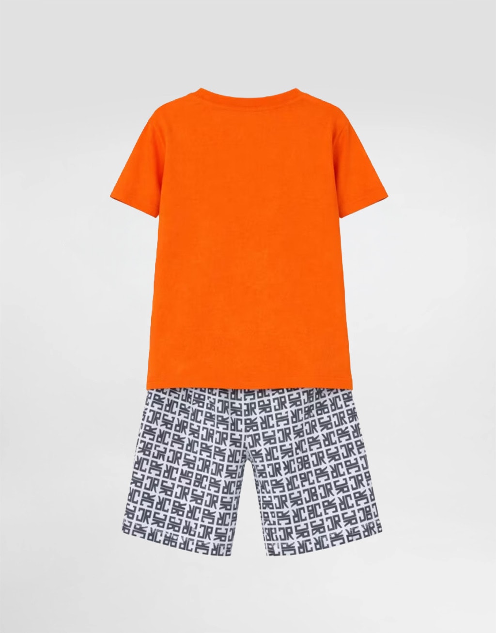 John Richmond Junior Zaga T-Shirt and Shorts Set with JR Monogram