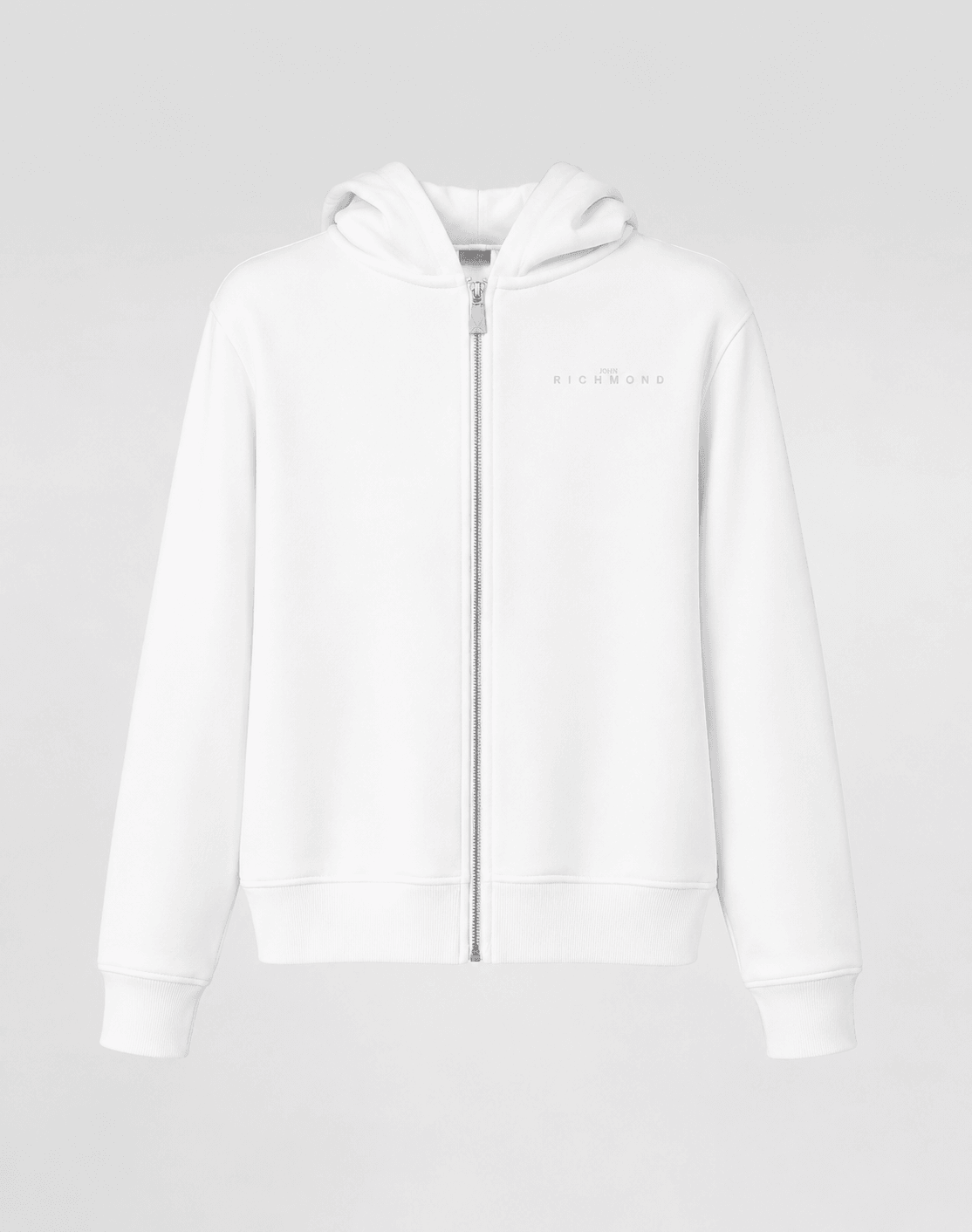 John Richmond Junior Girls' Zip Hoodie and Trousers White Set Larisi 