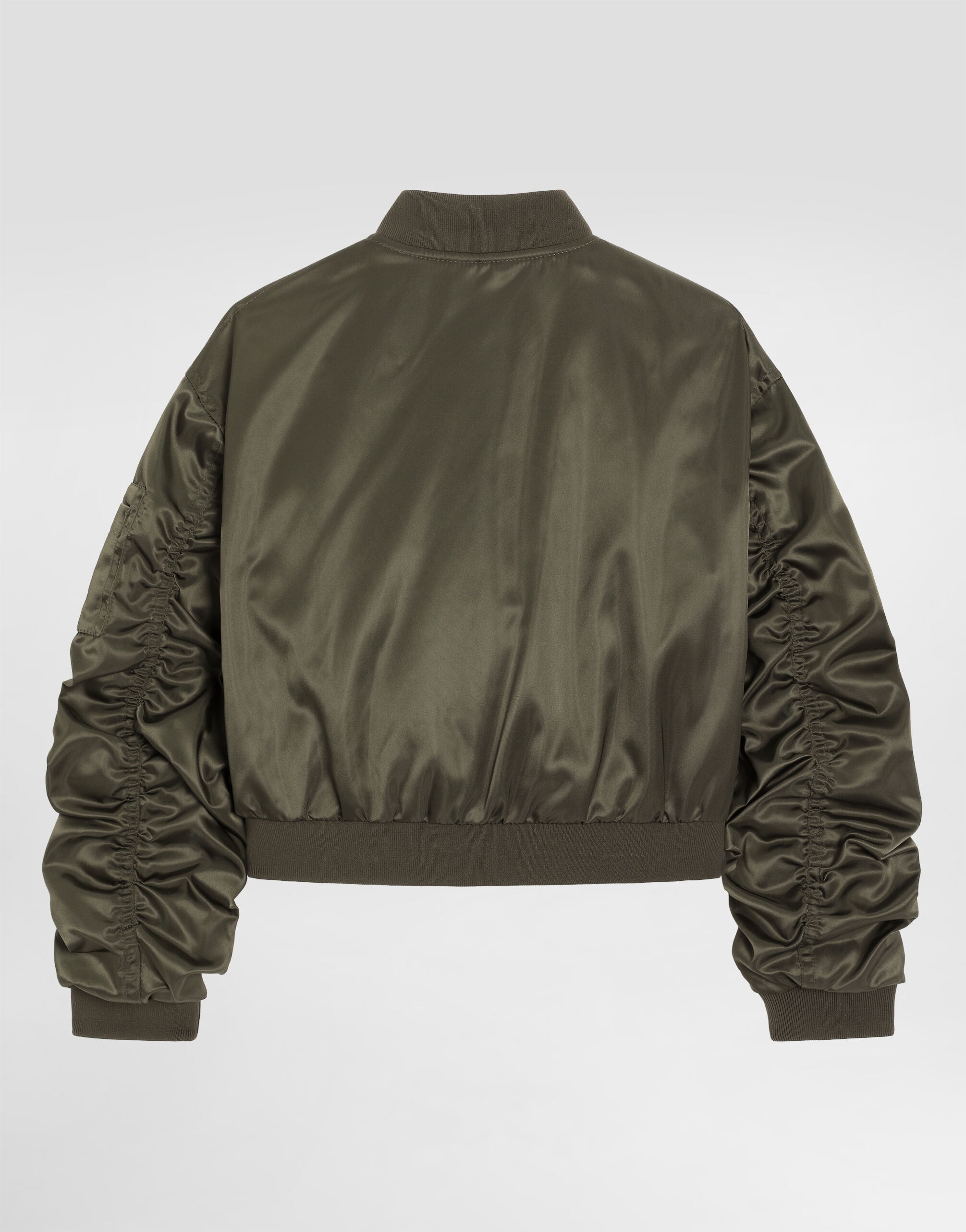 Dolce & Gabbana Kids Nylon Canvas Bomber Jacket