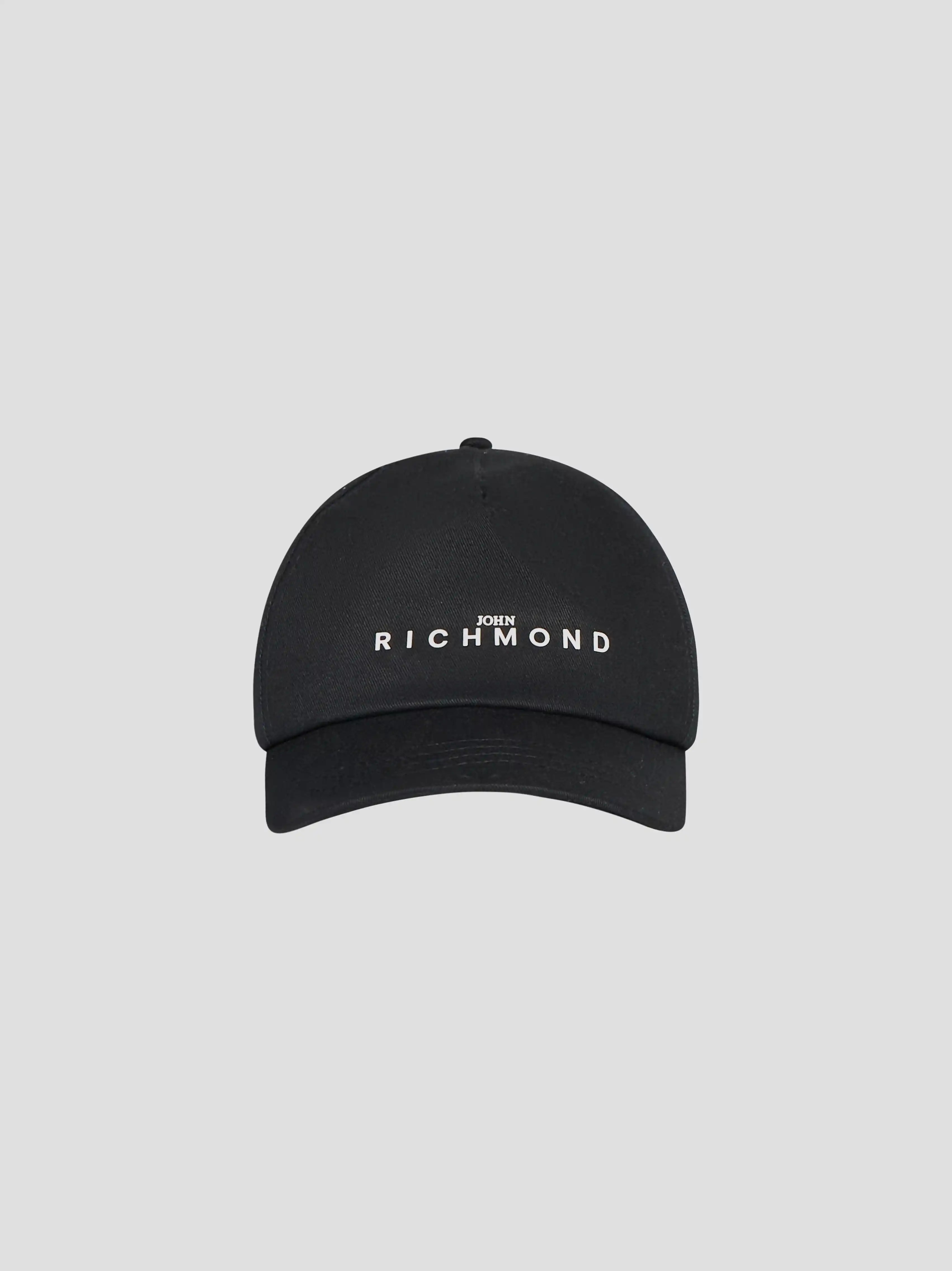 John Richmond Junior Black Baseball Cap THALIO with JOHN RICHMOND Logo 