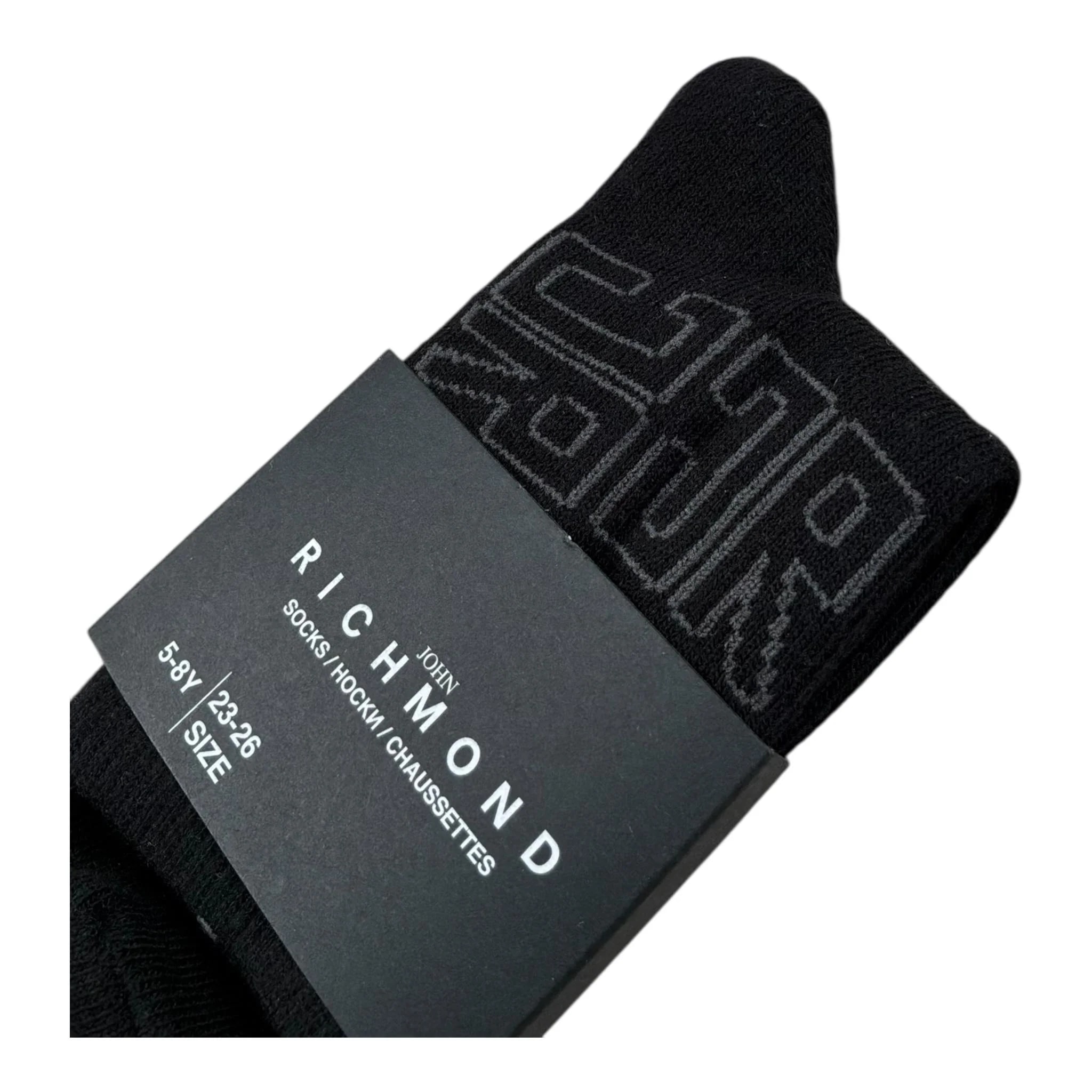 John Richmond Junior Kids Socks Monast with Tonal JR Logo