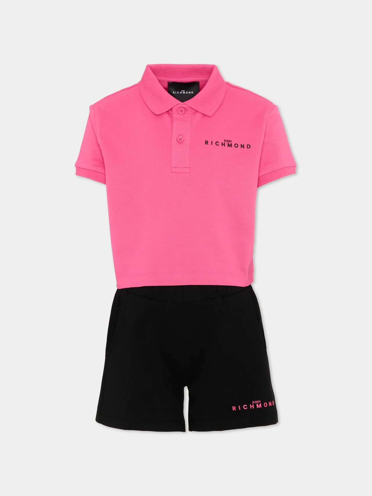 John Richmond Junior Girls Polo Shirt and Shorts Set Kartis