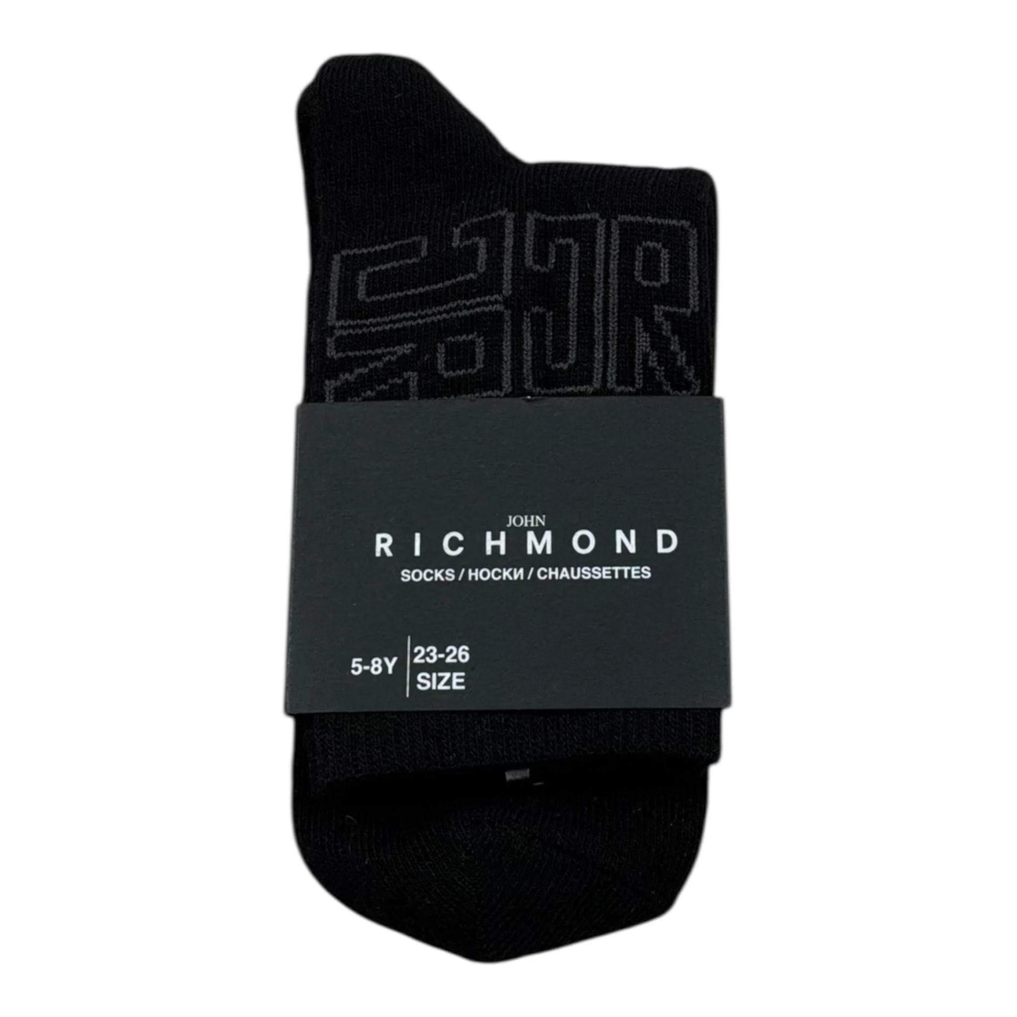 John Richmond Junior Kids Socks Monast with Tonal JR Logo