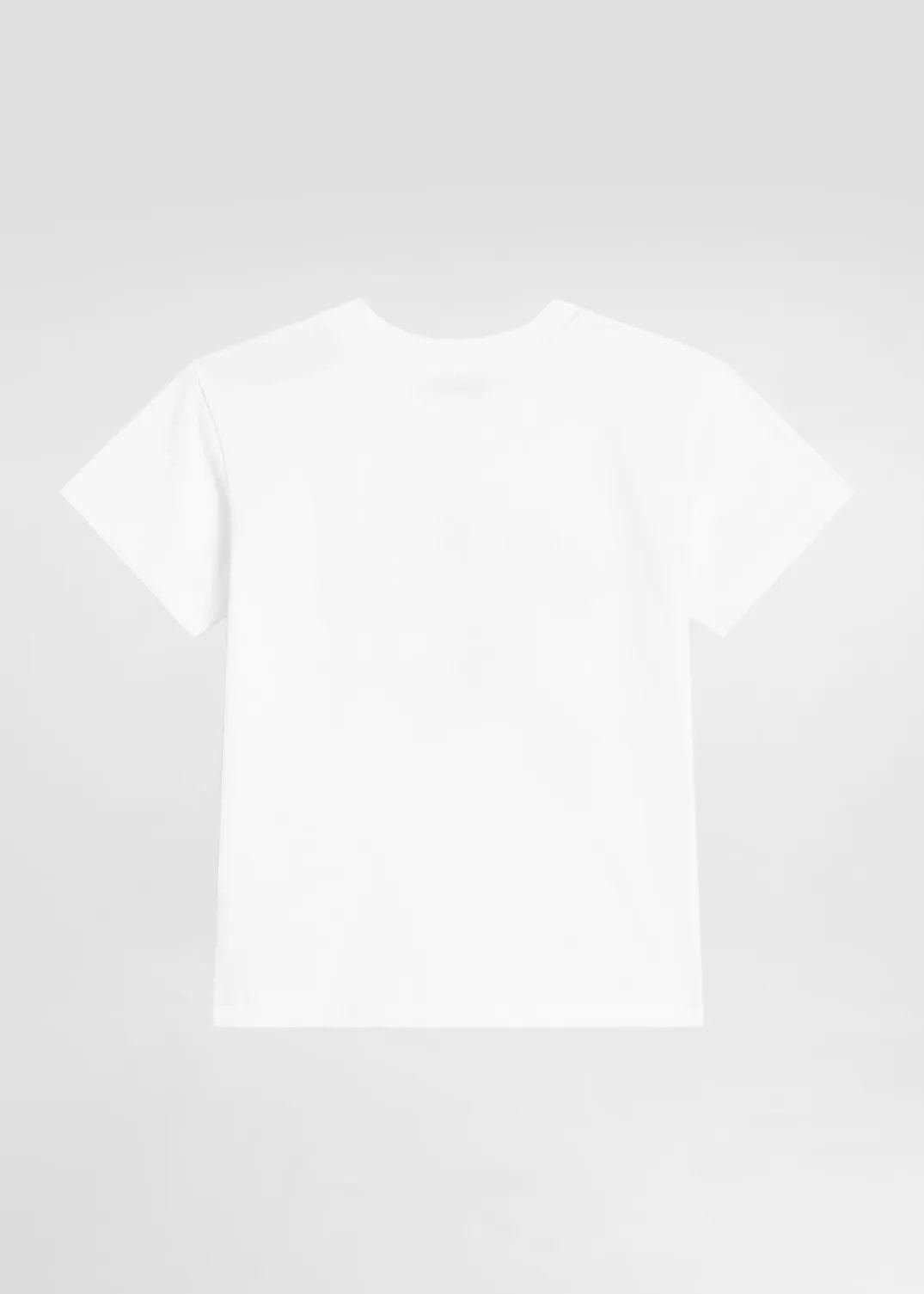 Dolce & Gabbana Kids White Cotton T-Shirt with DG Logo Print