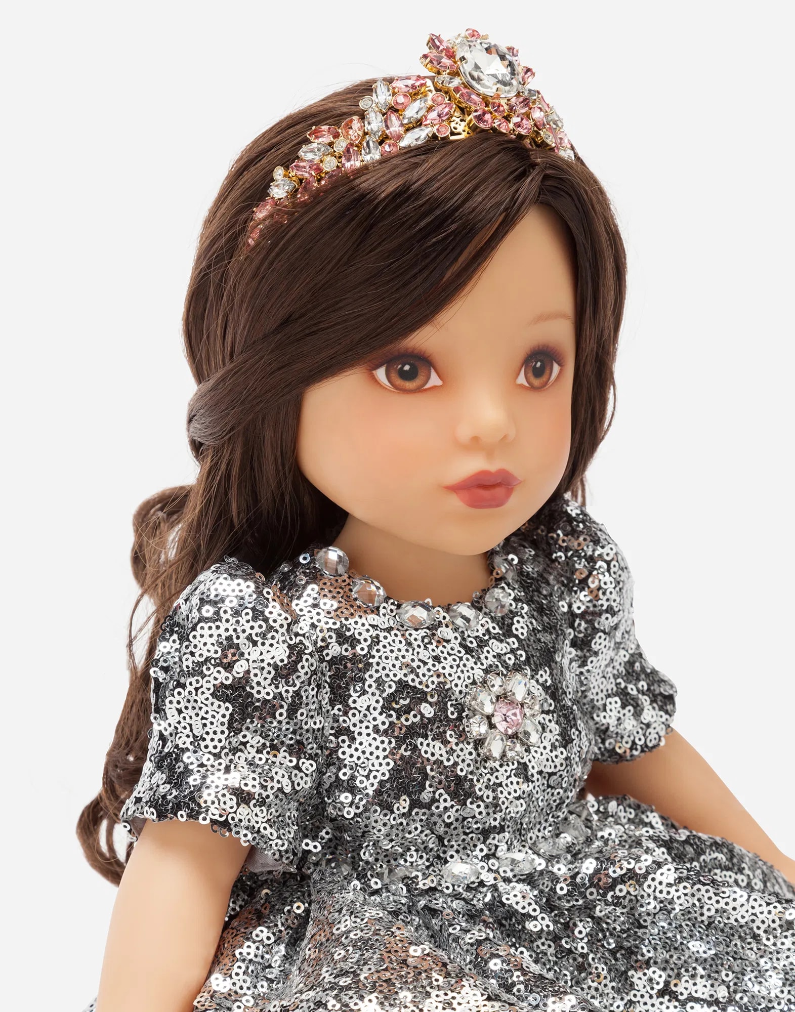 Dolce&Gabbana Kids Doll with Sequined Dress