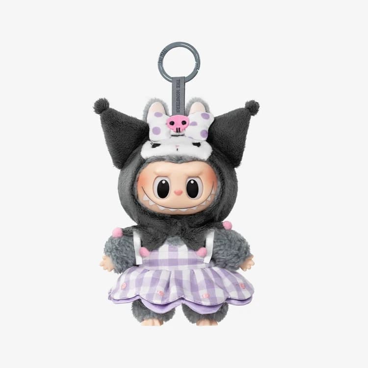 POP MART The Monsters Hello Kitty and Friends Series Vinyl Plush Pendant – Labubu x Sanrio Blind Box Keychain